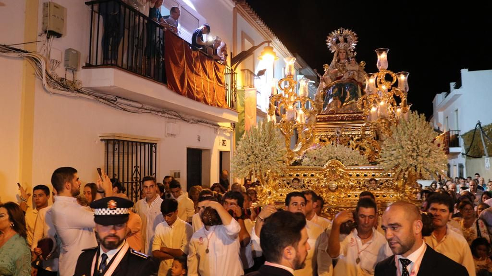Virgen de la Consolación el pasado domingo.
