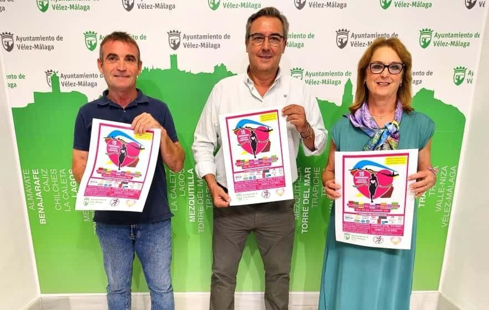 Anuncio de la XLII Carrera Urbana "Por la Esperanza" en Vélez-Málaga