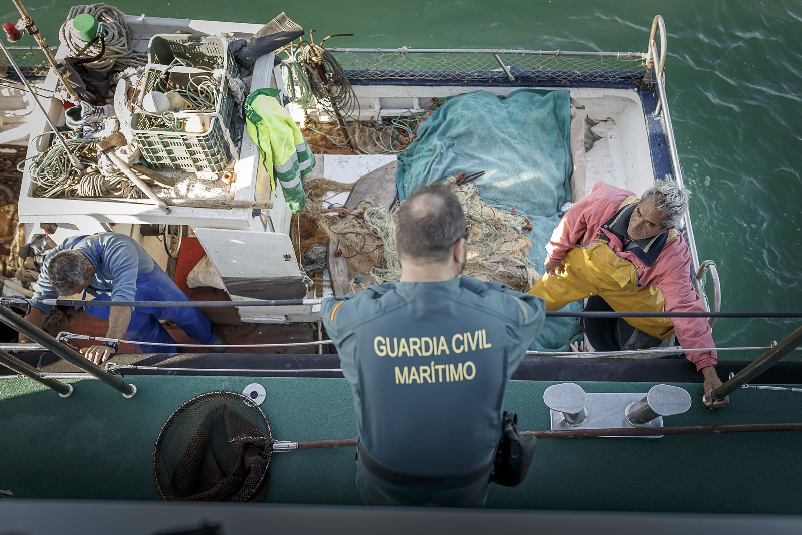 A bordo de la patrullera 'Río Agueda'