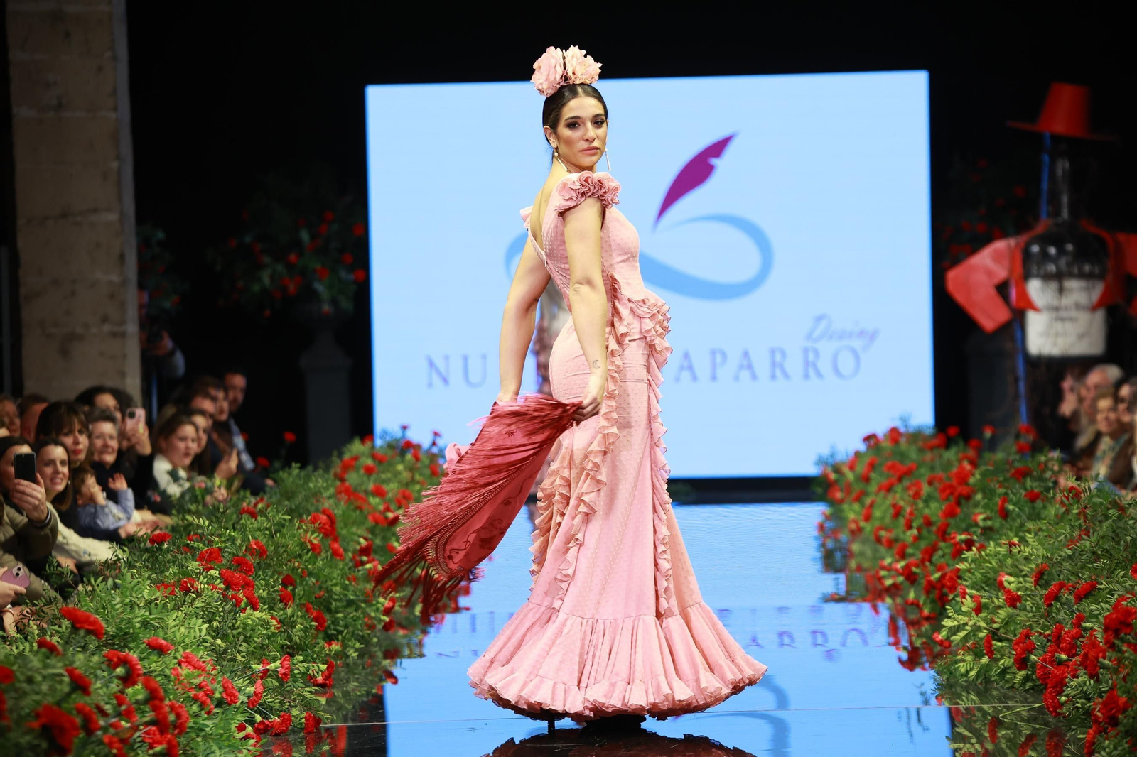 Desfile de Teresa Ninú - Atelier Nuria Chaparro en la Pasarela Flamenca Jerez Tío Pepe 2023