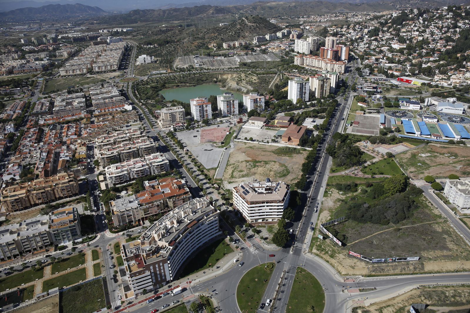Vista de la zona donde se encuentra la subestación eléctrica de Los Ramos.