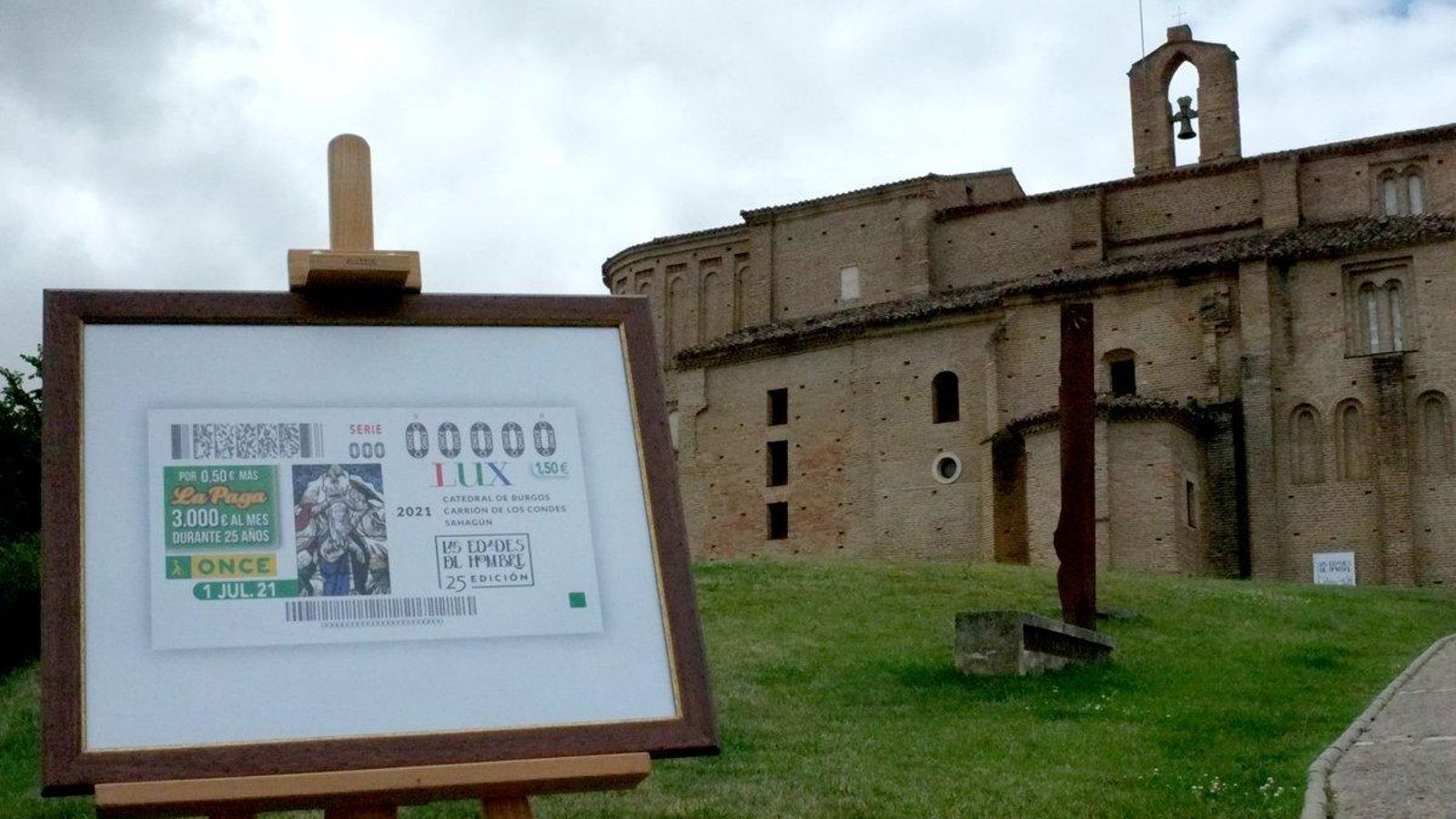 Cupón de la ONCE Edades del Hombre.