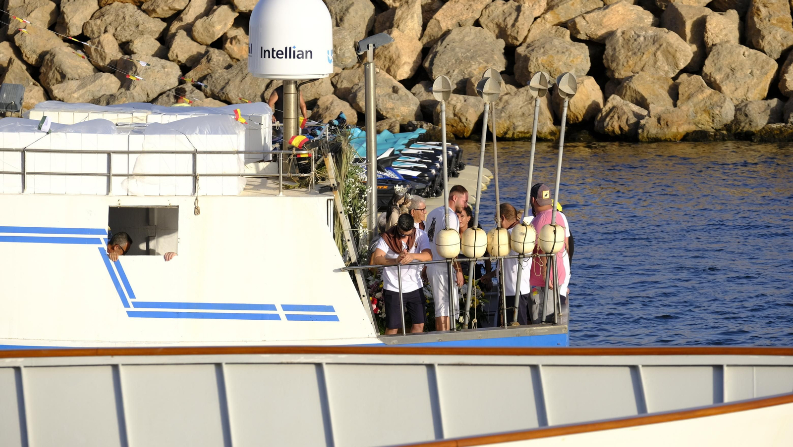 Procesión marinera  de la Virgen del Carmen en Aguadulce