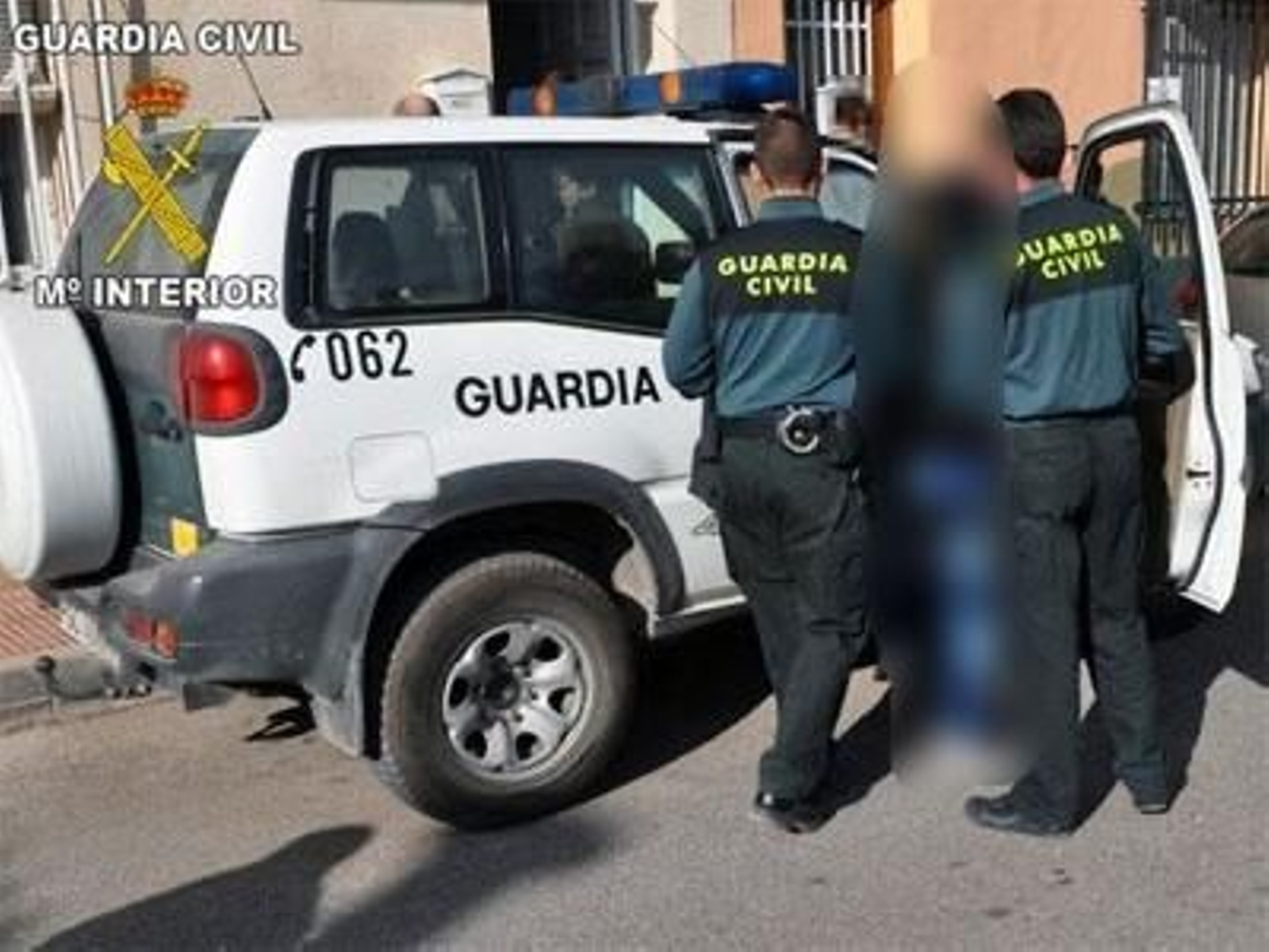 Actuación de la Guardia Civil de Almería.