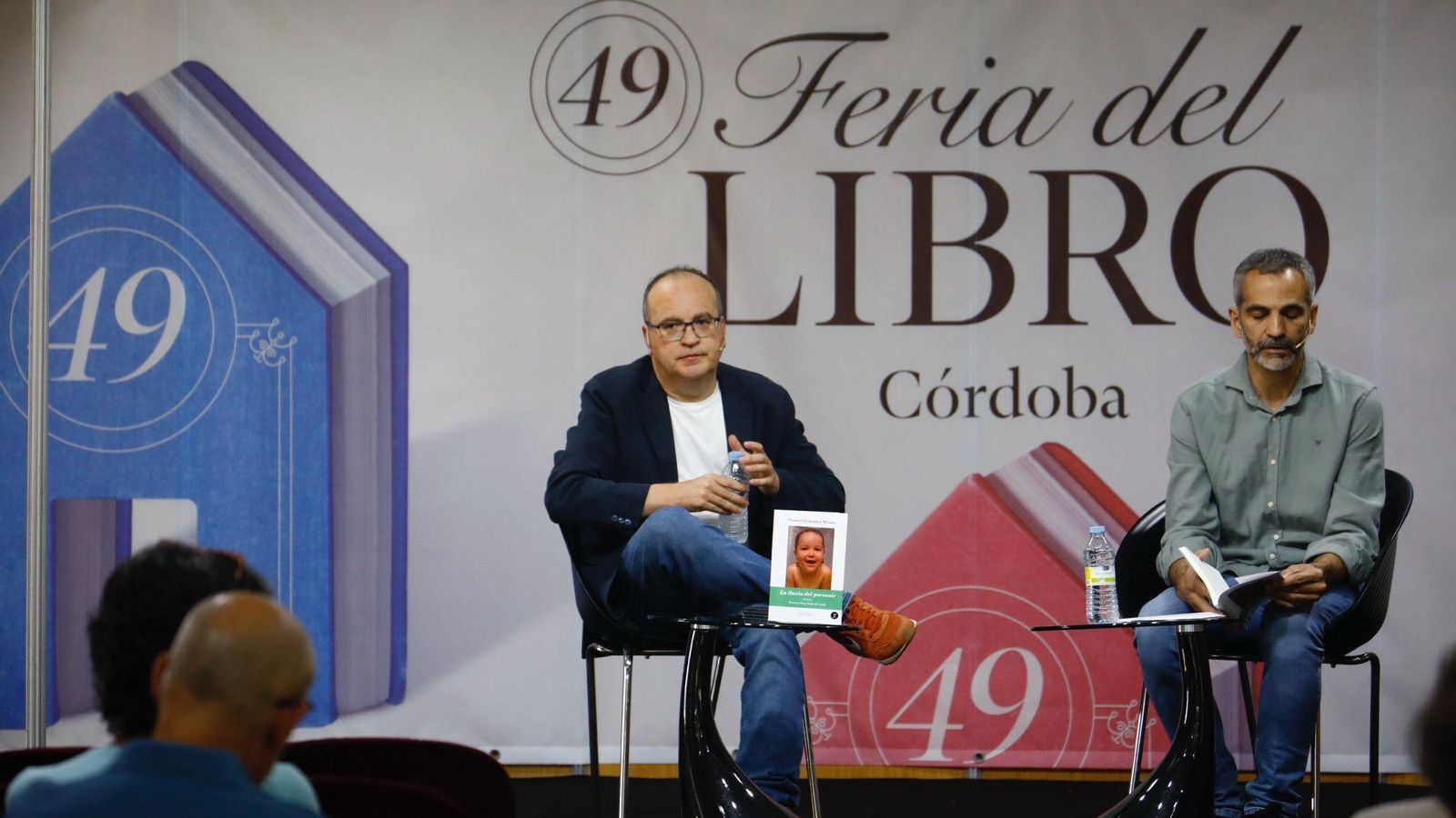 Manuel González Mestre en la Feria del Libro de Córdoba.
