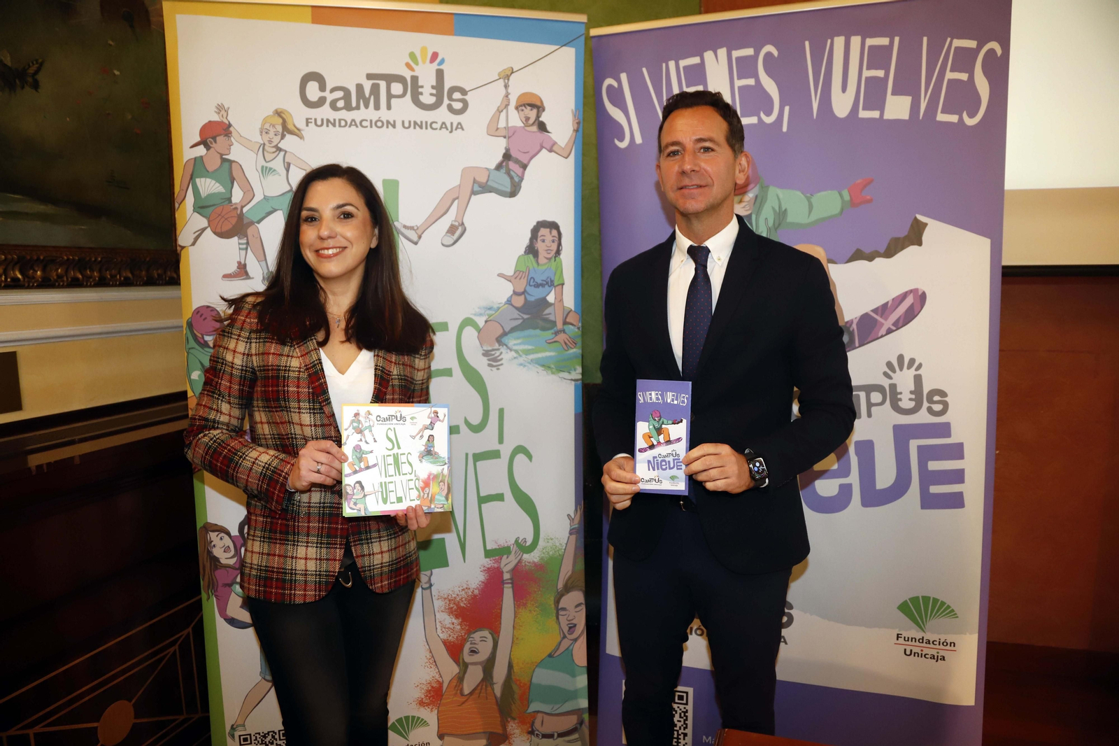 Presentación de los Campus 2023 de la Fundación Unicaja, que ofertan casi 5.800 plazas.