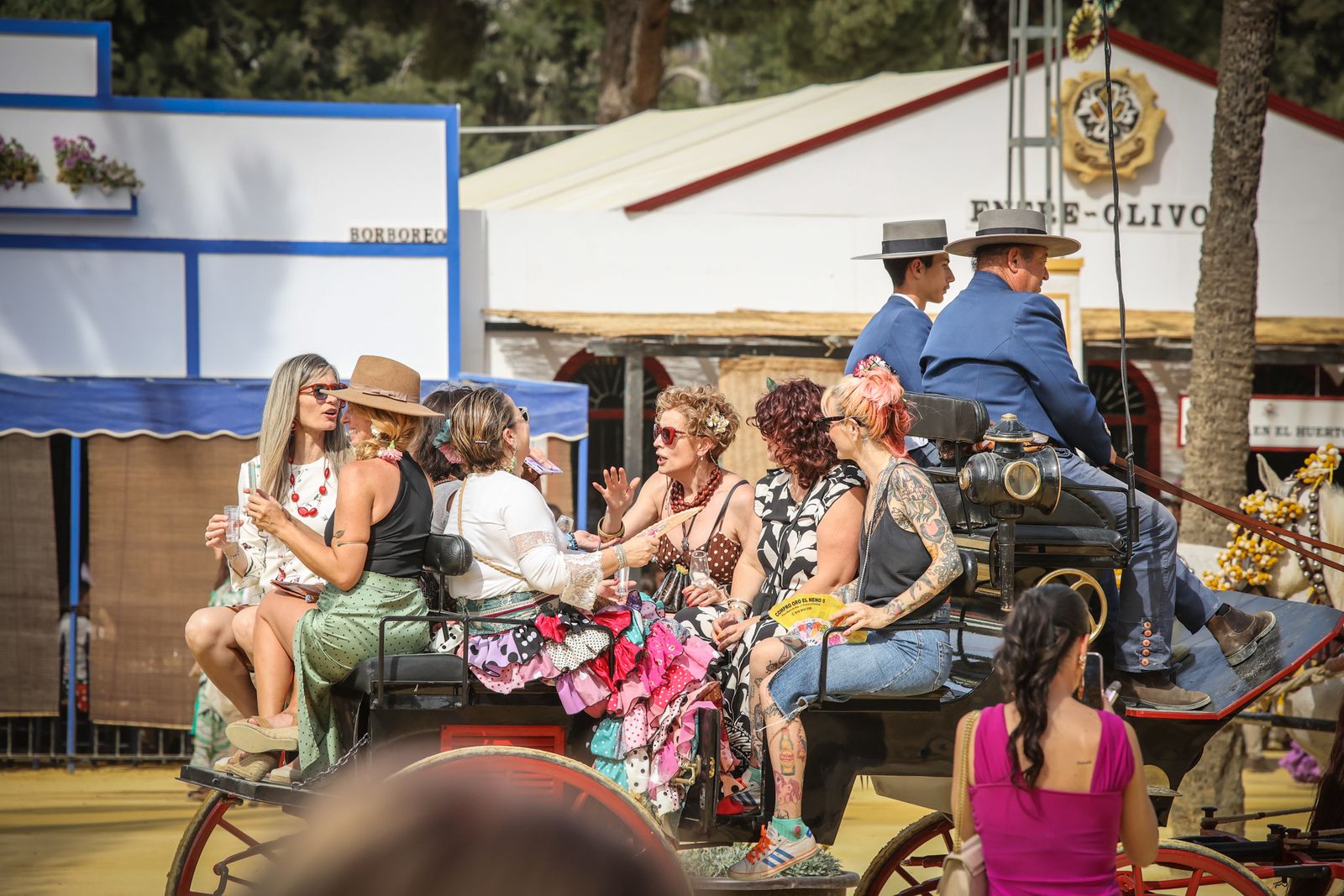 Búscate en las fotos  del jueves en la Feria de Jerez