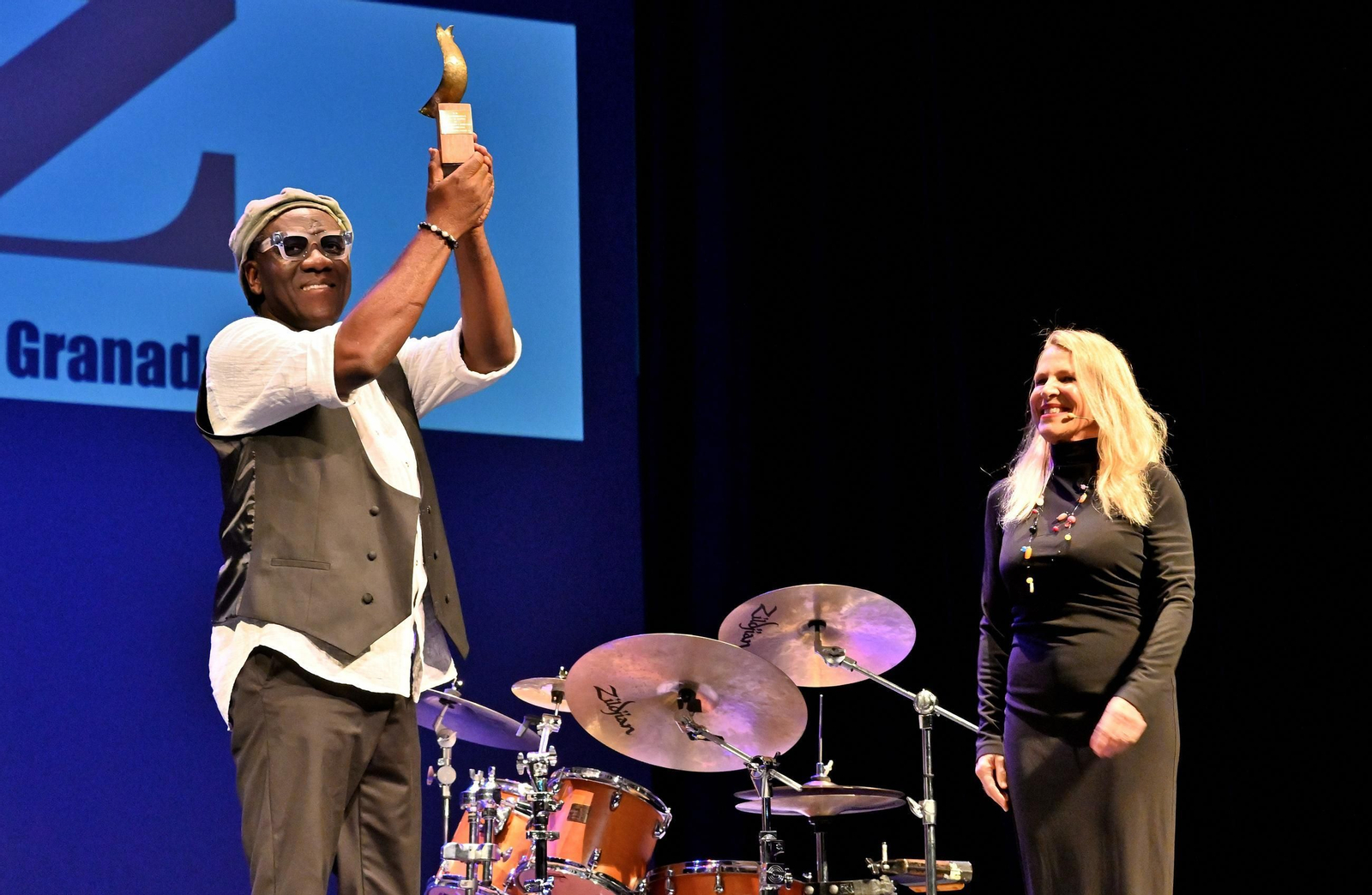 Richard Bona durante el concierto.