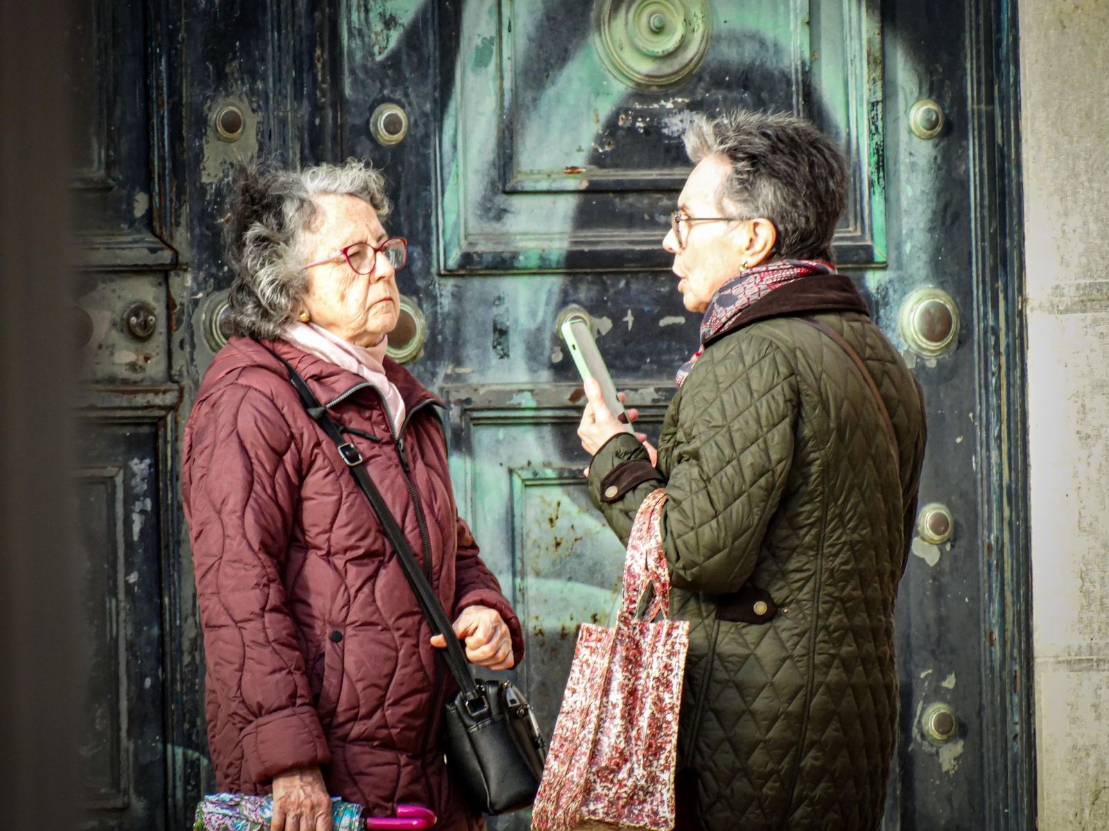 Ambiente en las calles del centro, en fotos