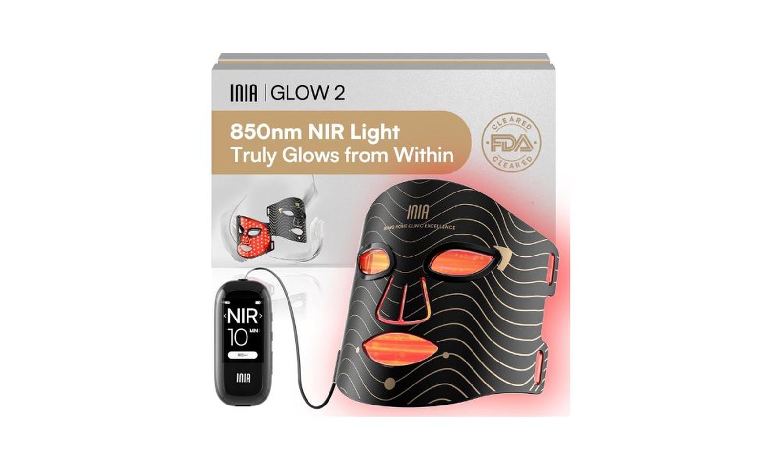 Máscara facial LED de INIA