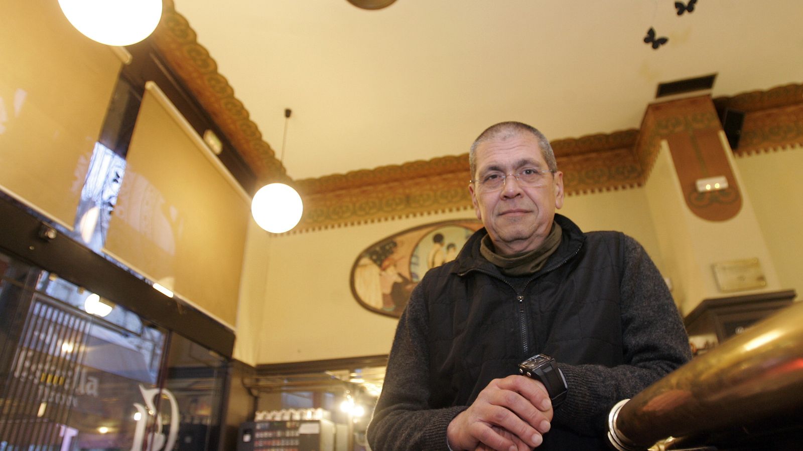 Miguel Amate en 2014, durante una entrevista con 'el Día'.