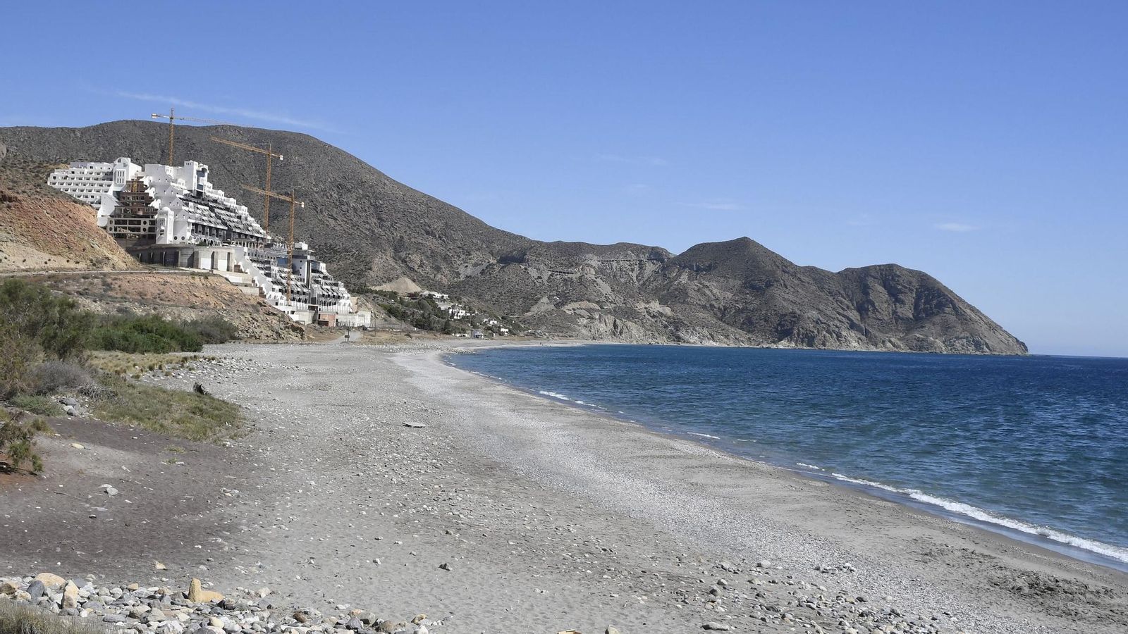 La misma playa donde se construyó Áqaba con el polémico hotel. La misma playa donde se construyó Áqaba con el polémico hotel.