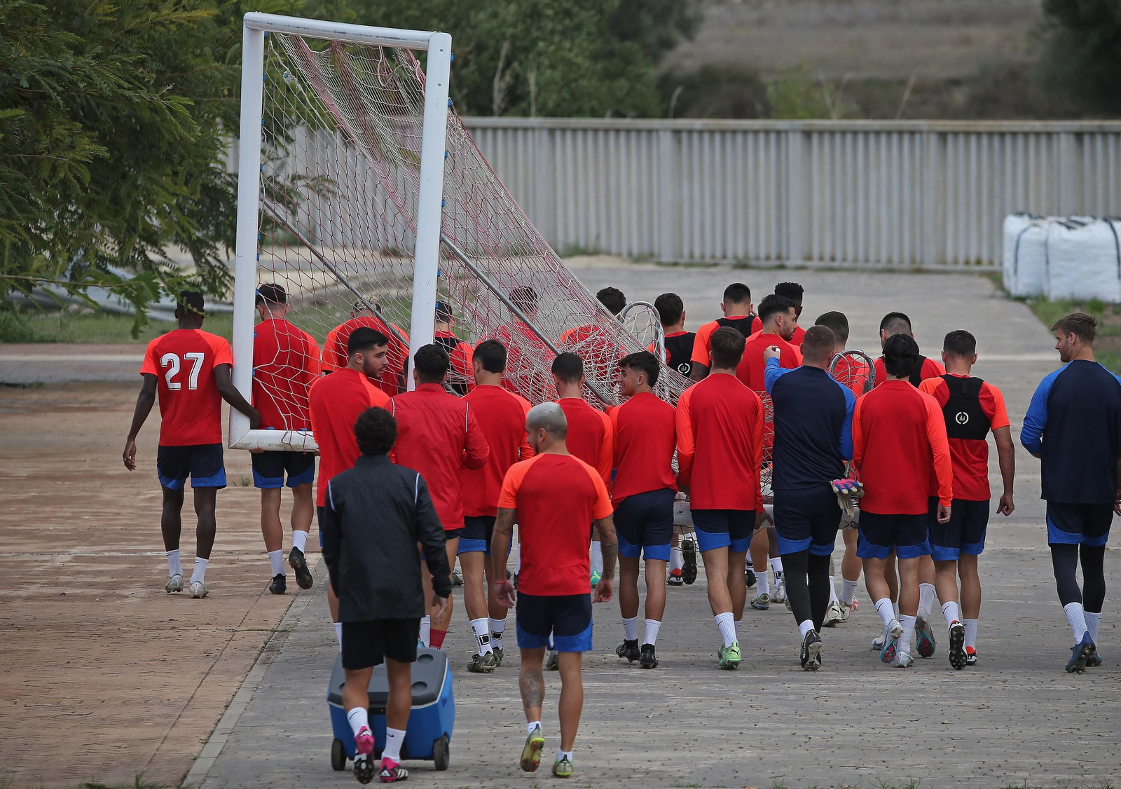 Fotos del entrenamiento del Algeciras CF en La Menacha