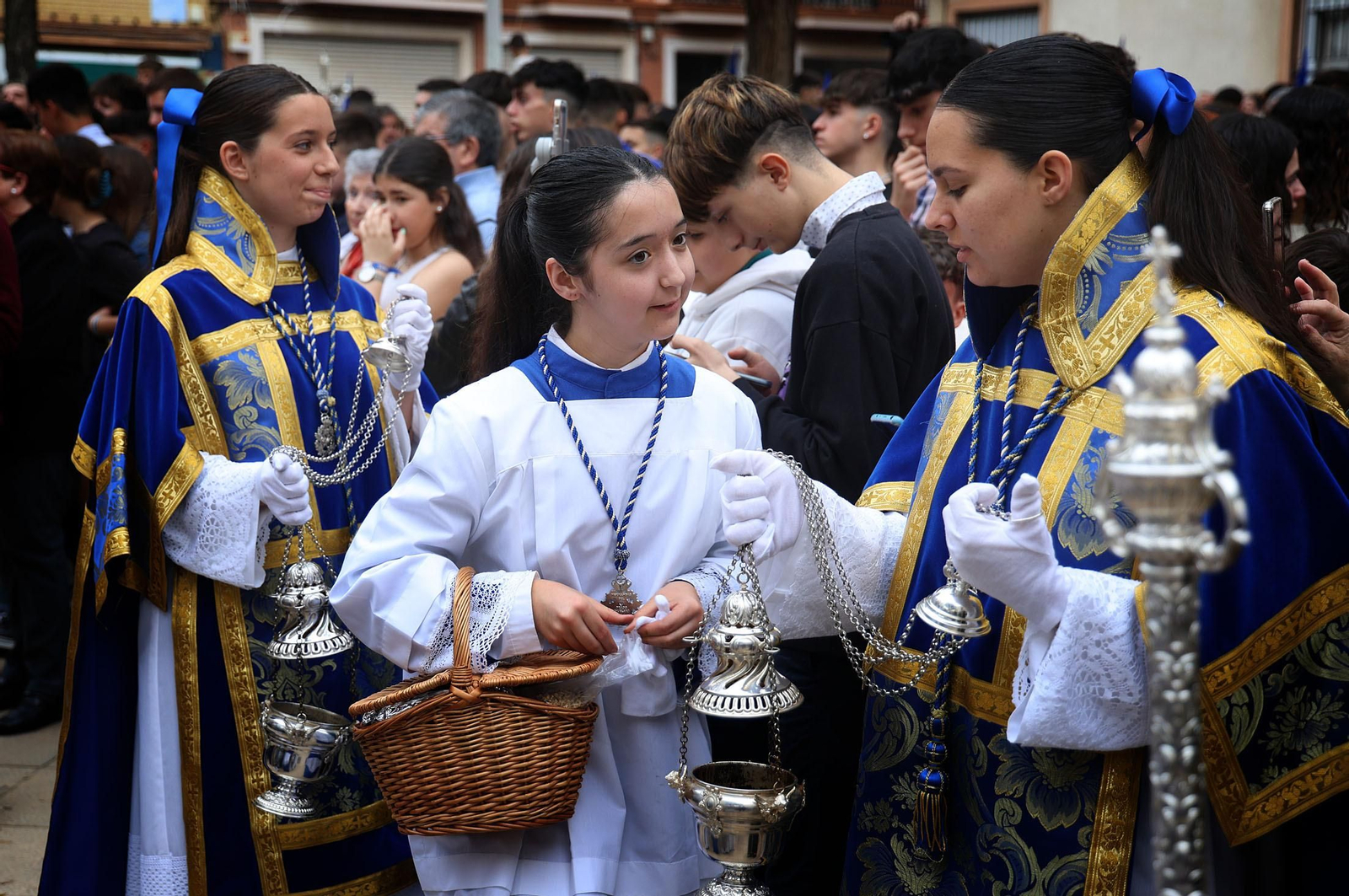Imágenes de la procesión de la Virgen del Prado en el Viernes de Dolores