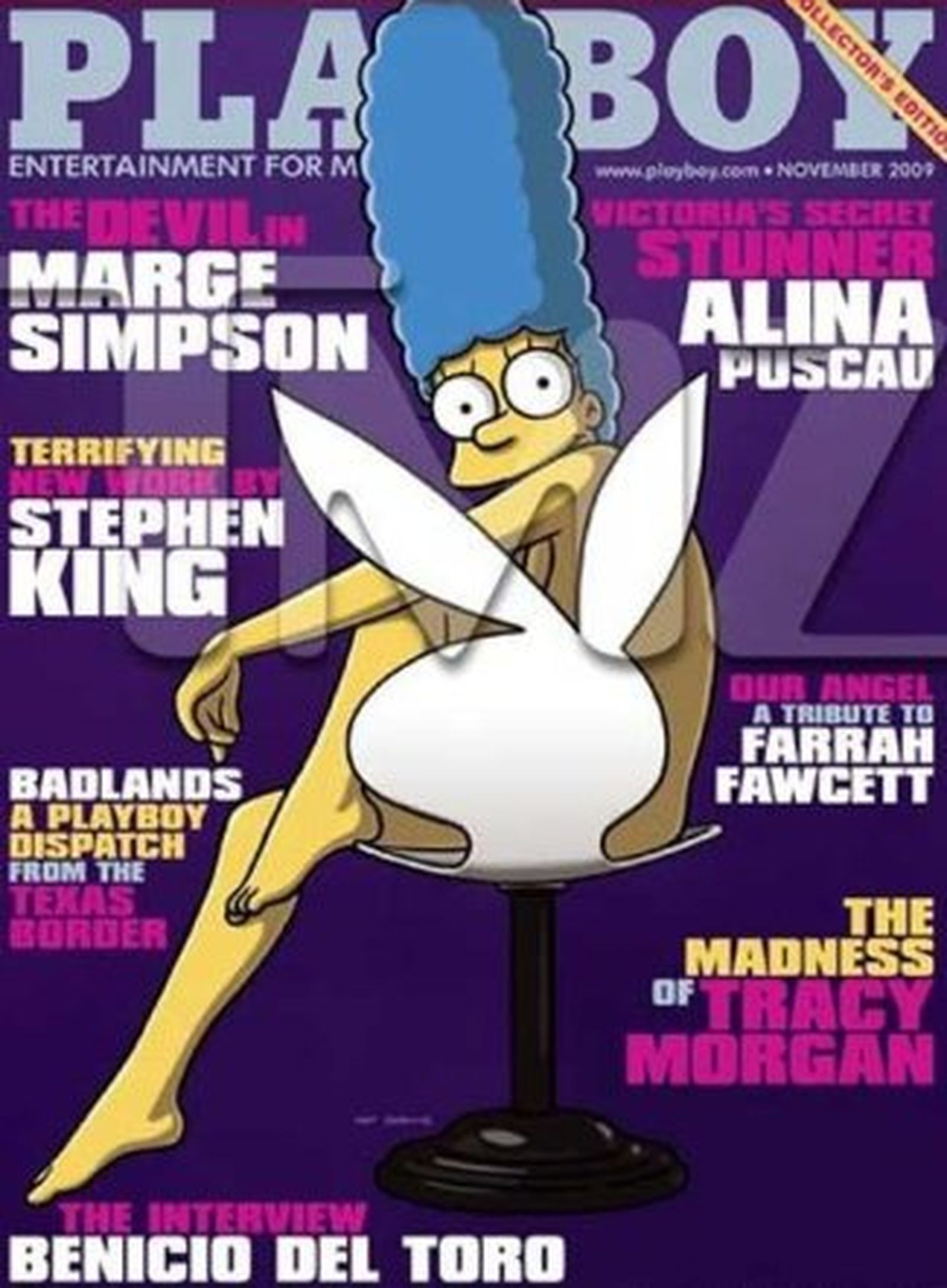 Marge Simpson posará desnuda para 'Playboy'
