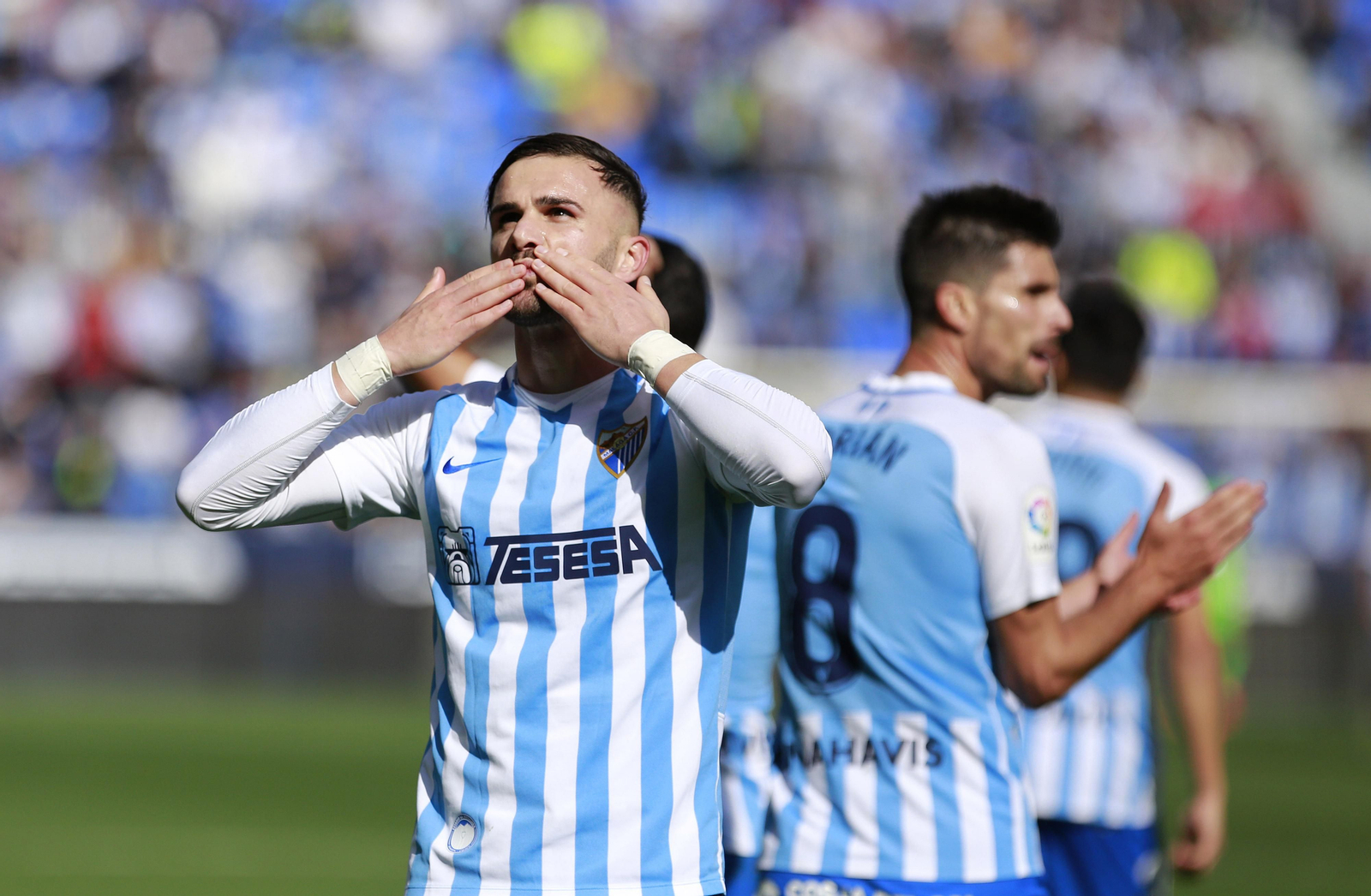 Las imágenes del Málaga CF - Mirandés Las imágenes del Málaga CF - Mirandés