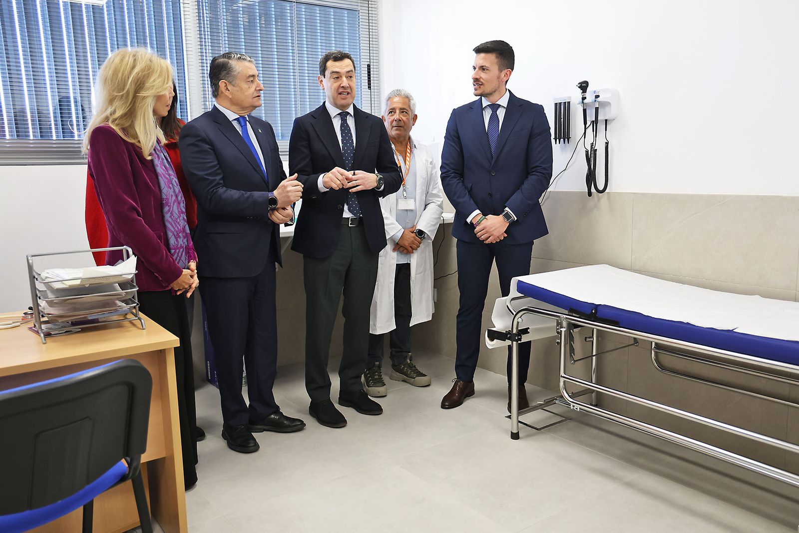 Las fotografías de la inauguración del consultorio de salud de Corrales.