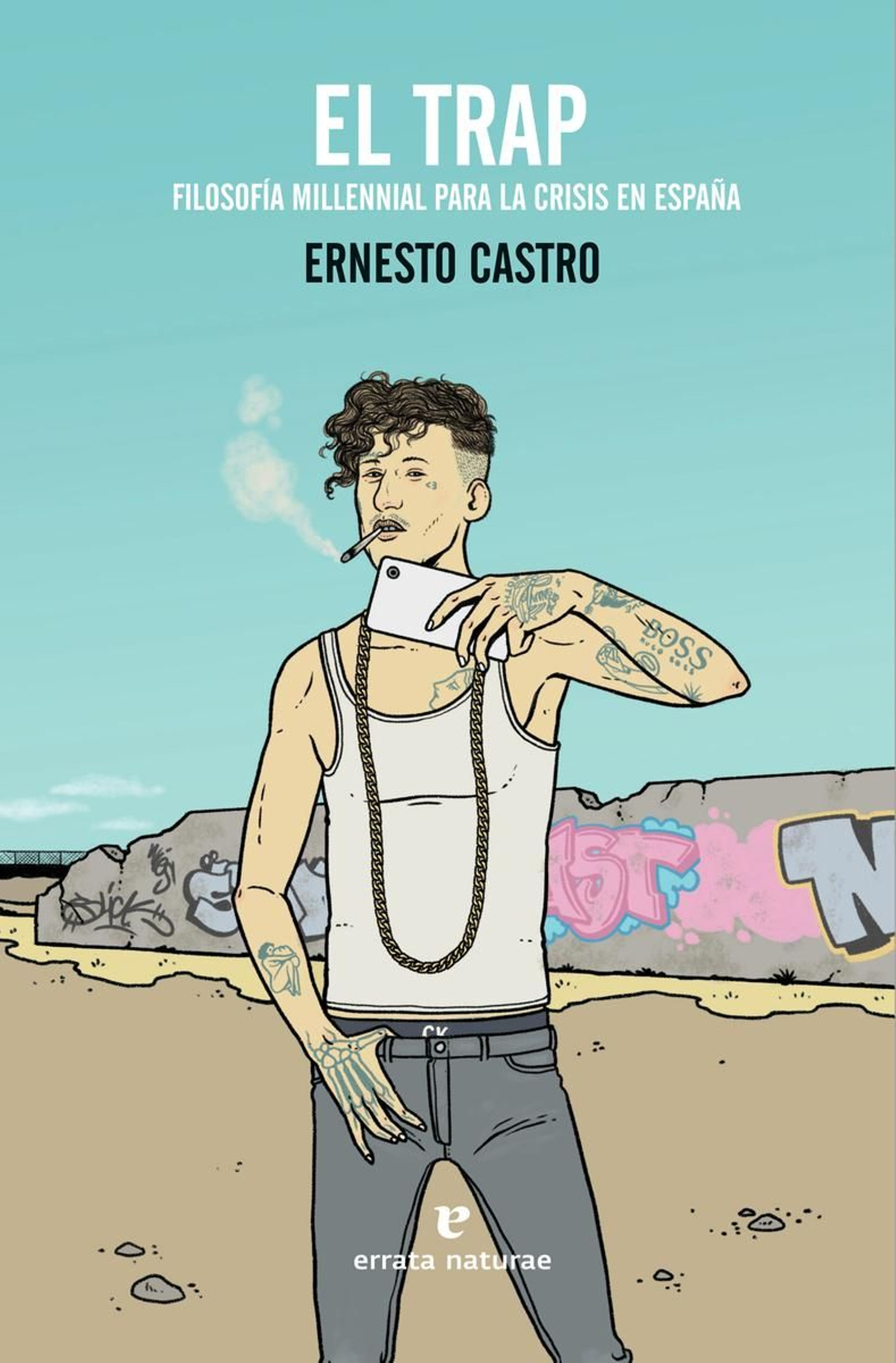 Cubierta del libro con la caricatura de Yung Beef supuestamente conflictiva.