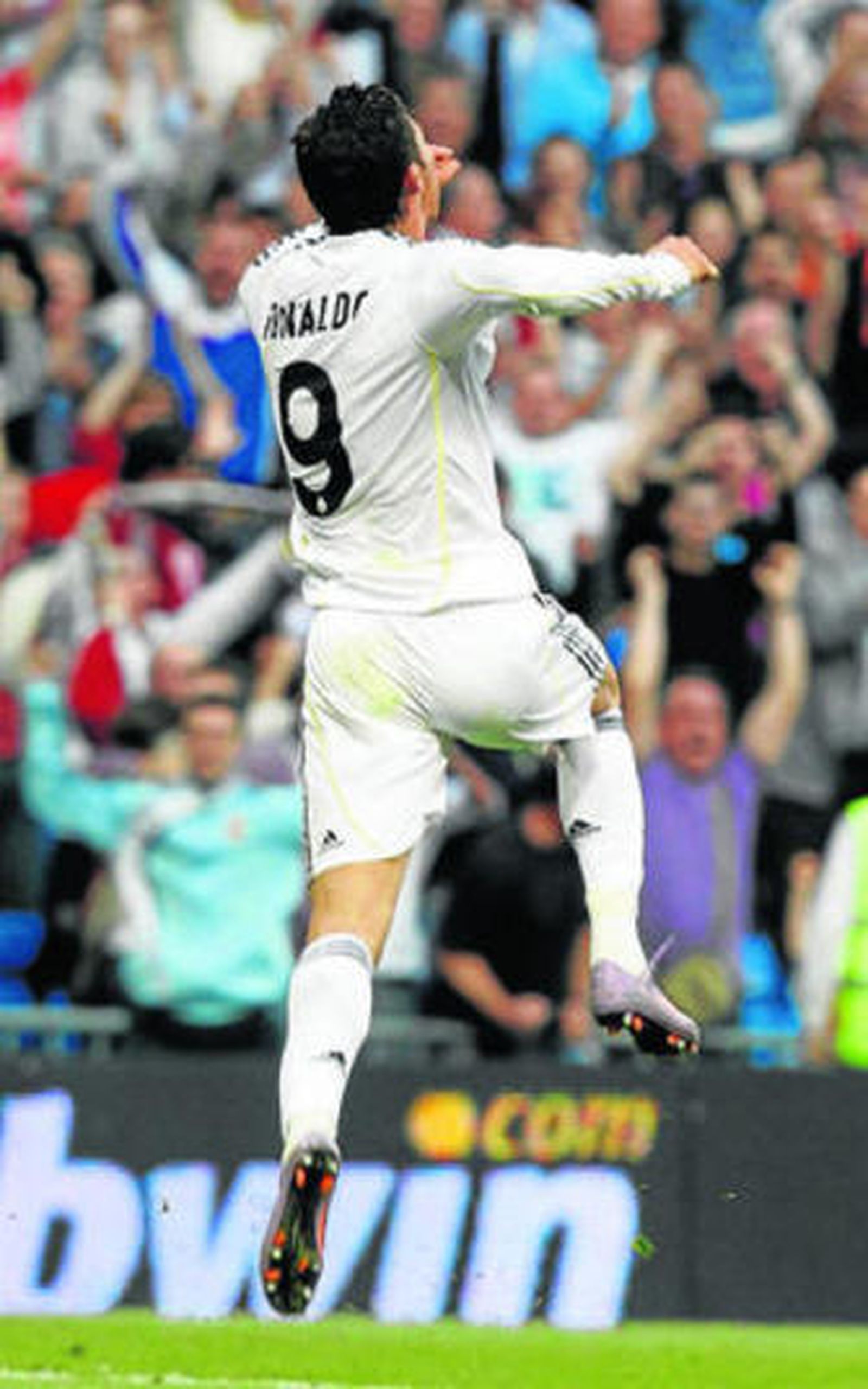 Cristiano Ronaldo celebra el gol del triunfo.