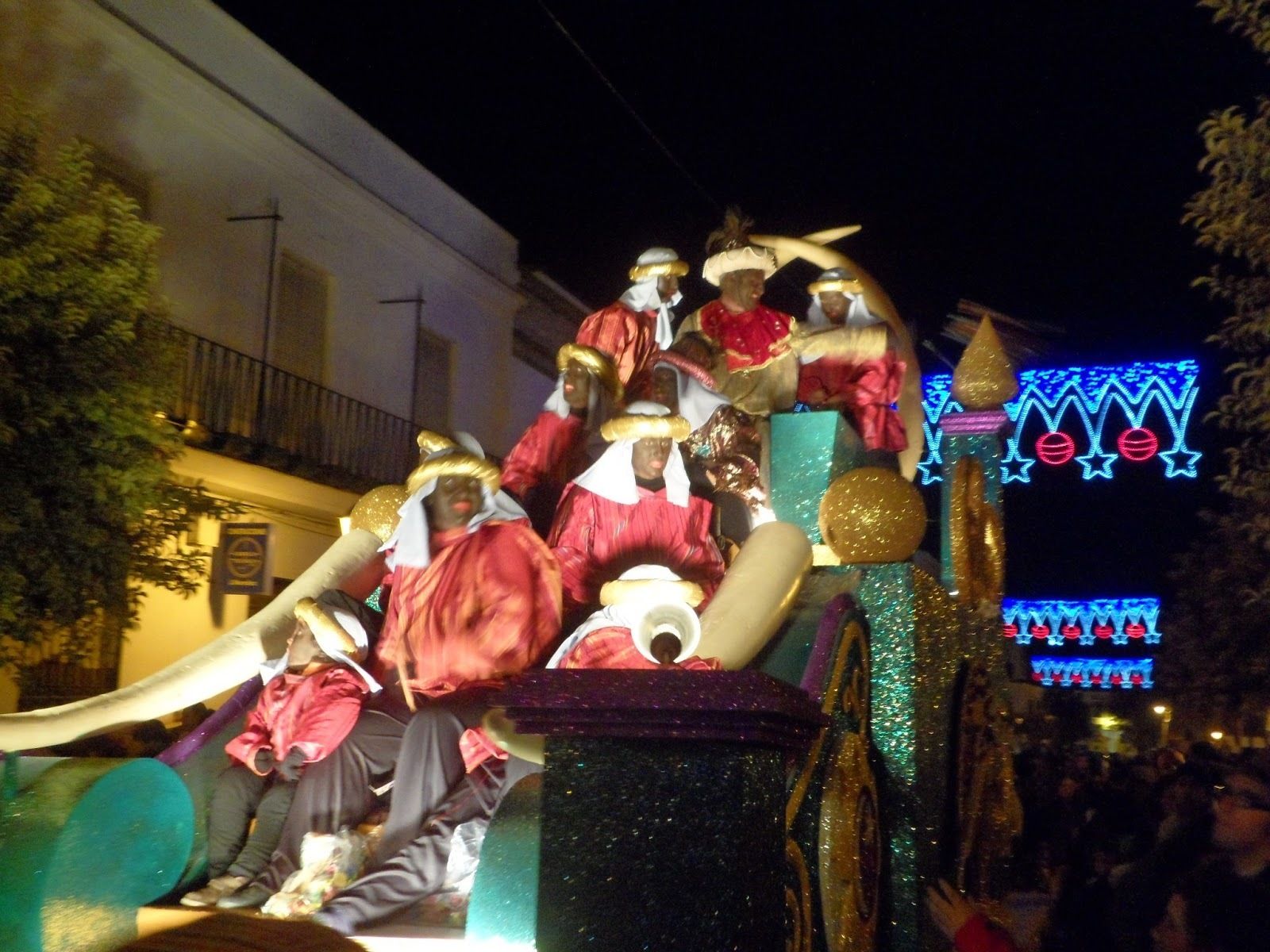 Carroza de Baltasar de los Reyes Magos de Aracena.