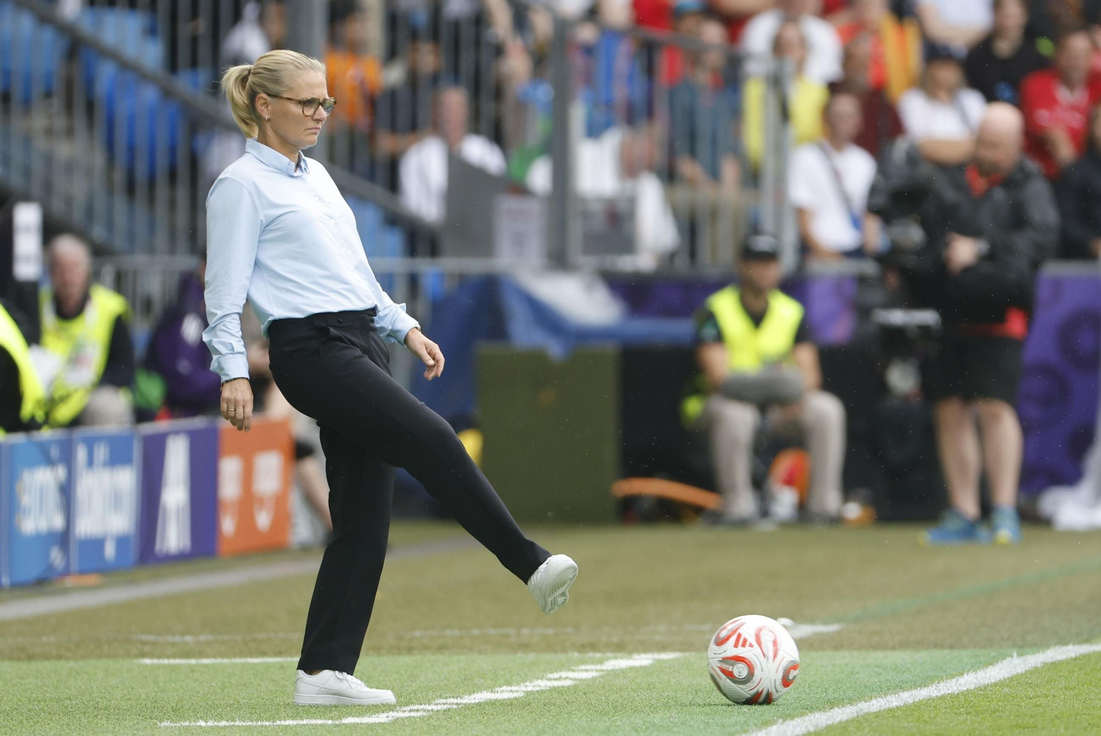 Las mejores imágenes de la final España - Inglaterra de la Eurocopa femenina
