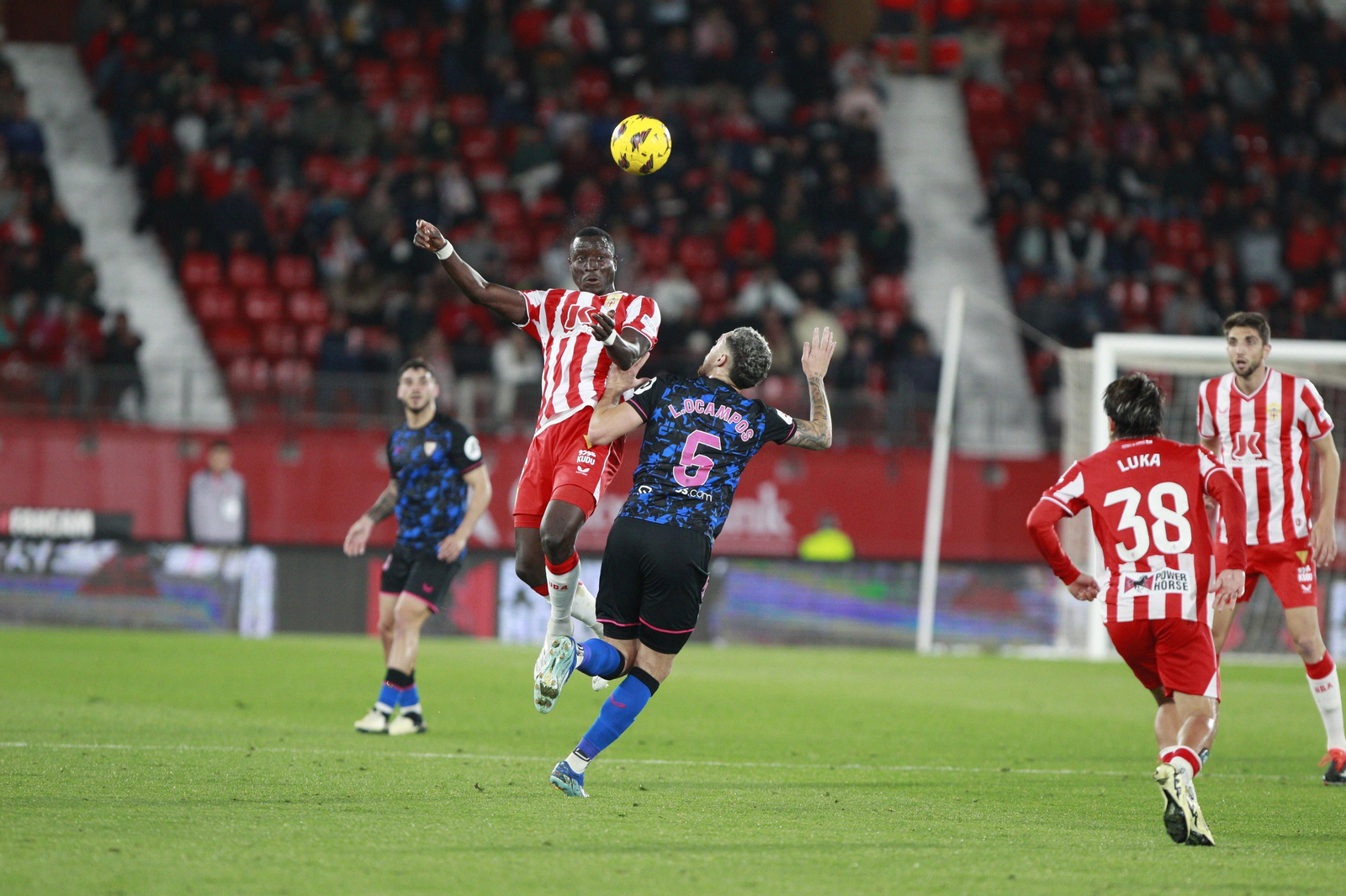 Las mejores imágenes del partido de fúbol U.D. Almería-Sevilla F.C.