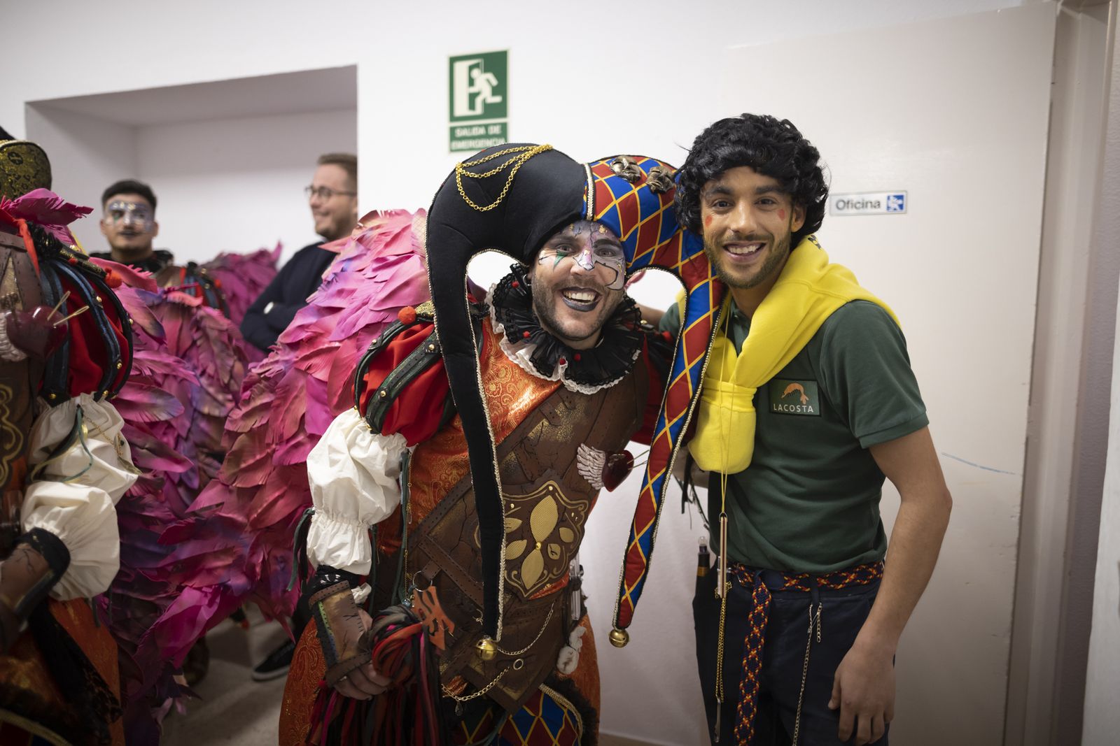 Ambiente en la final  del Carnaval Colombino