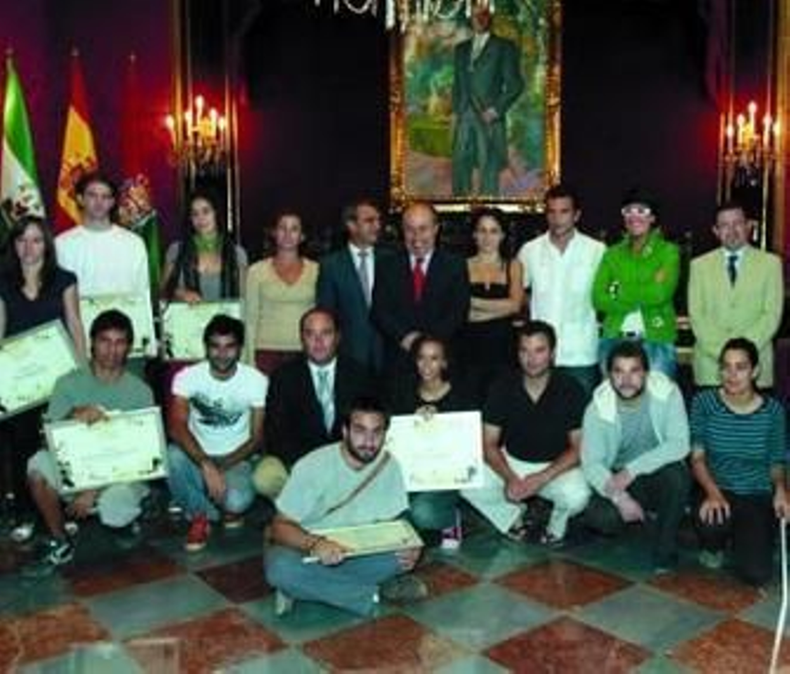 Los ganadores del X Certamen Joven de Artes Plásticas.