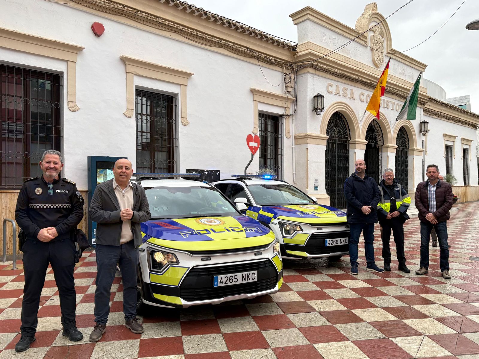 Nuevos vehículos de la Policía Local de Huércal-Overa.