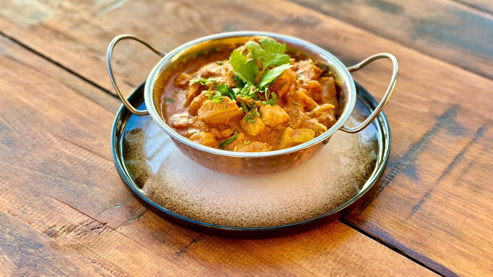 El pollo tikka masala de Manbo, en Bormujos.