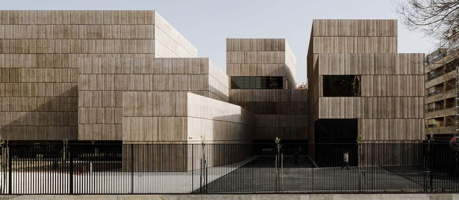 Las formas rectangulares predominan en el diseño del edificio que alberga el Museo Íbero de Jaén.