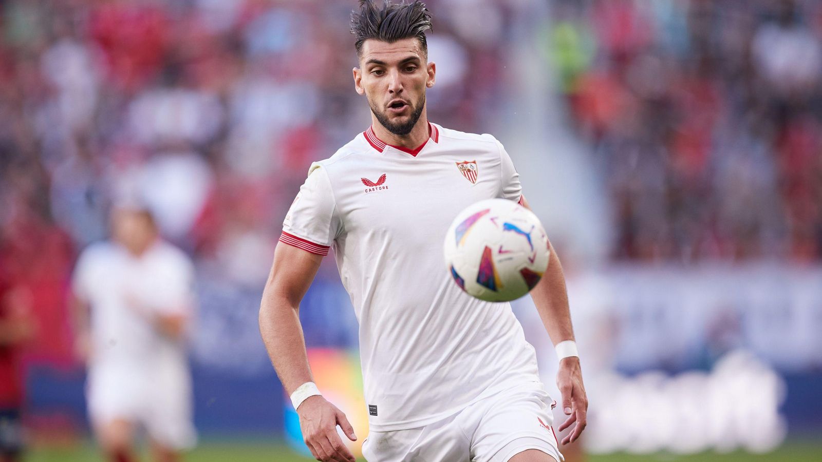 Rafa Mir, el pasado sábado en El Sadar.