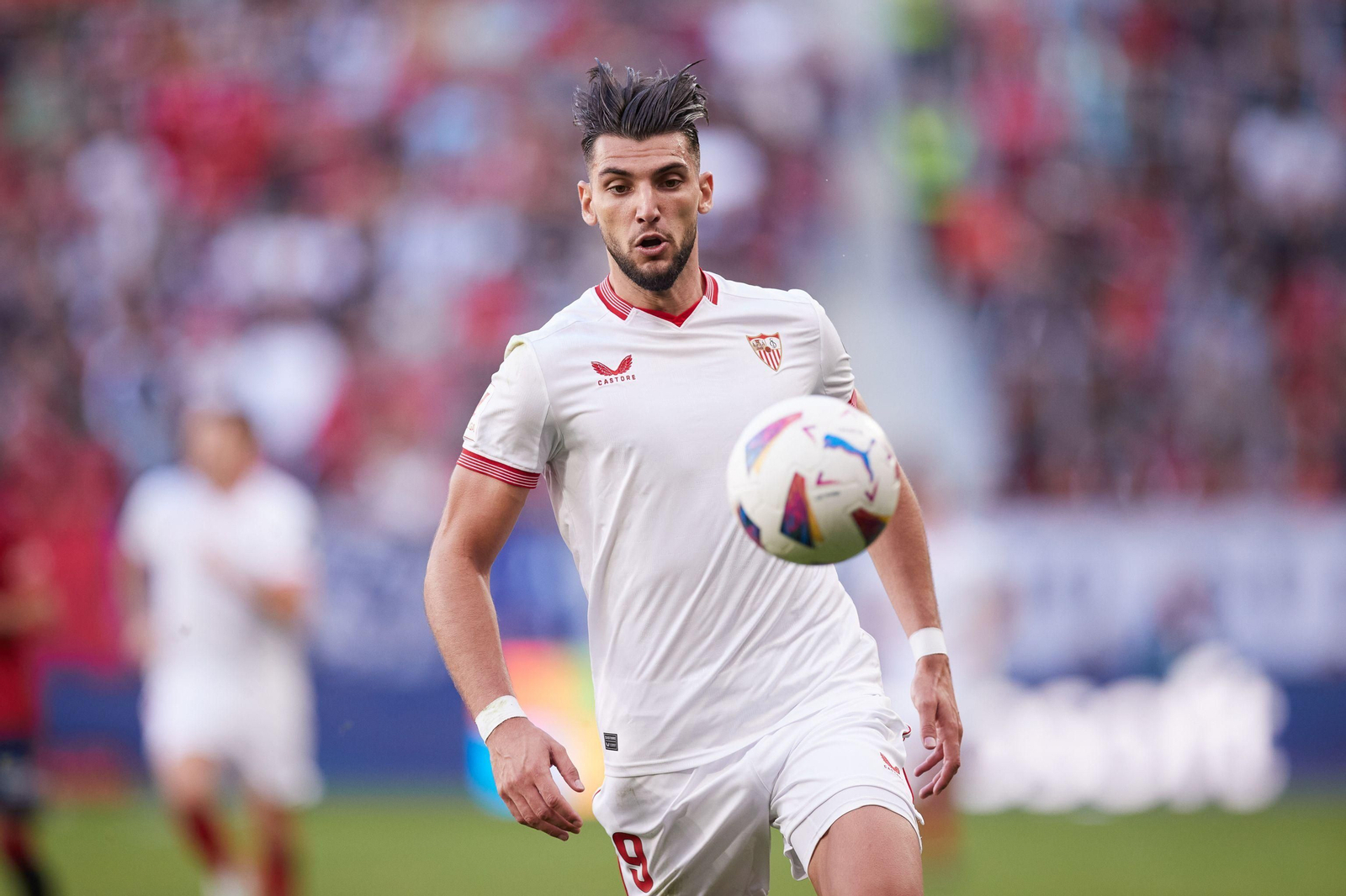 Rafa Mir, el pasado sábado en El Sadar.