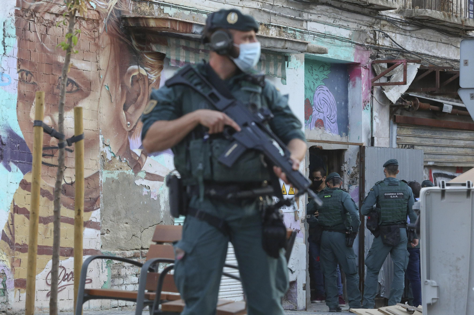 Las fotos de la operación de la Guardia Civil contra el terrorismo internacional en Málaga