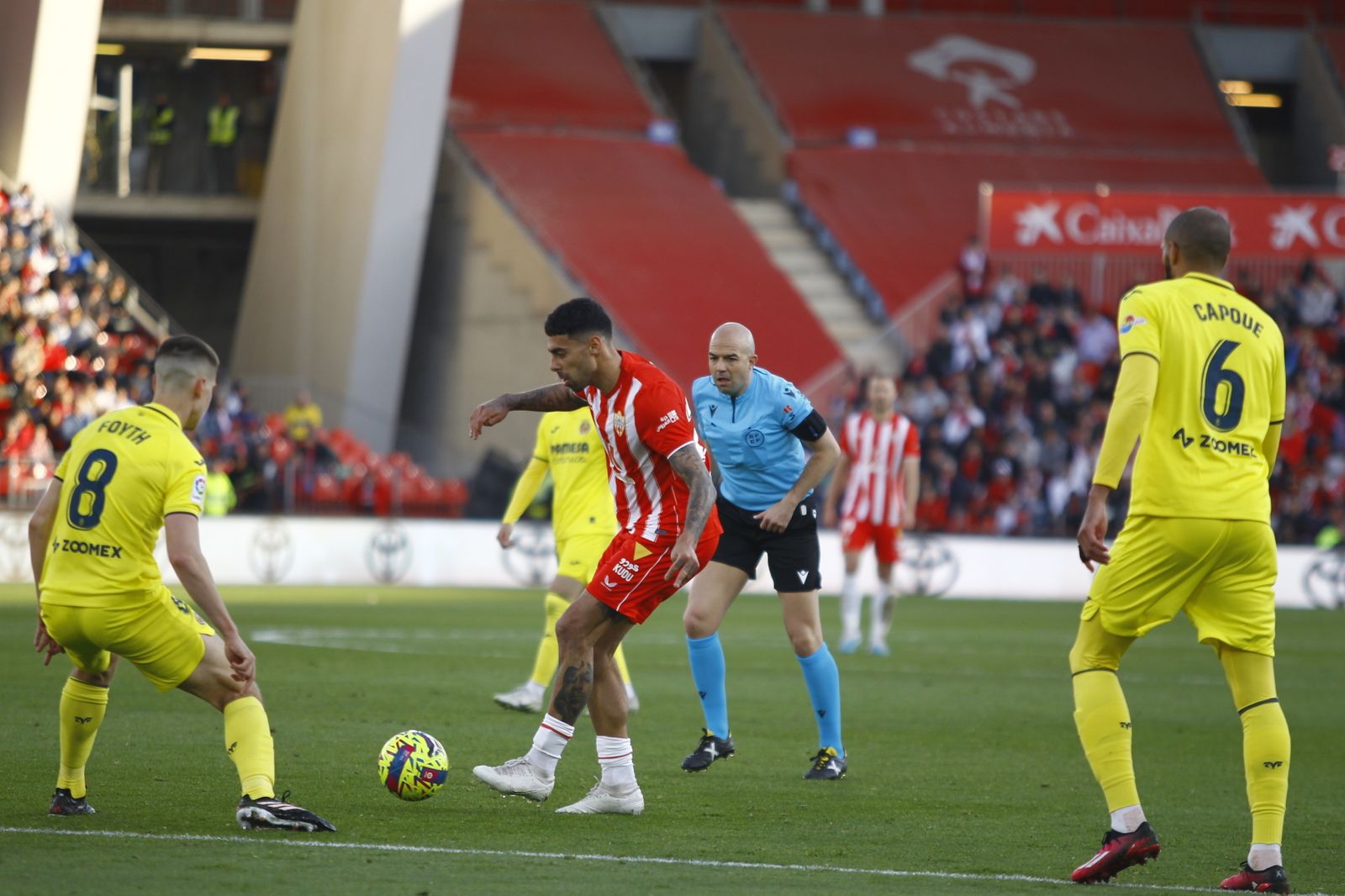 Imágenes de la derrota de la U.D. Almería ante el Villarreal por 0 a 2