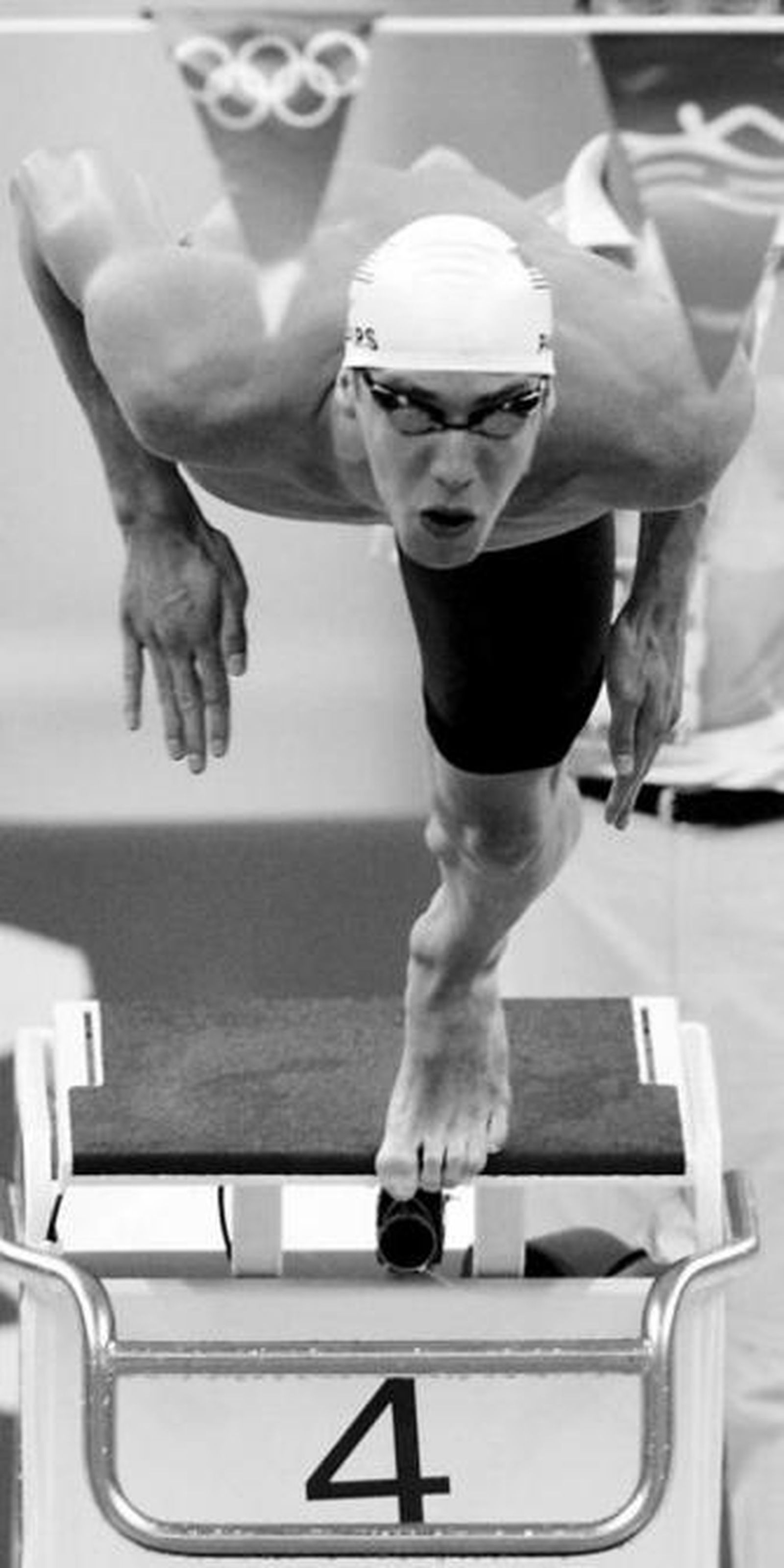 Michael Phelps, durante una sesión de entrenamiento.