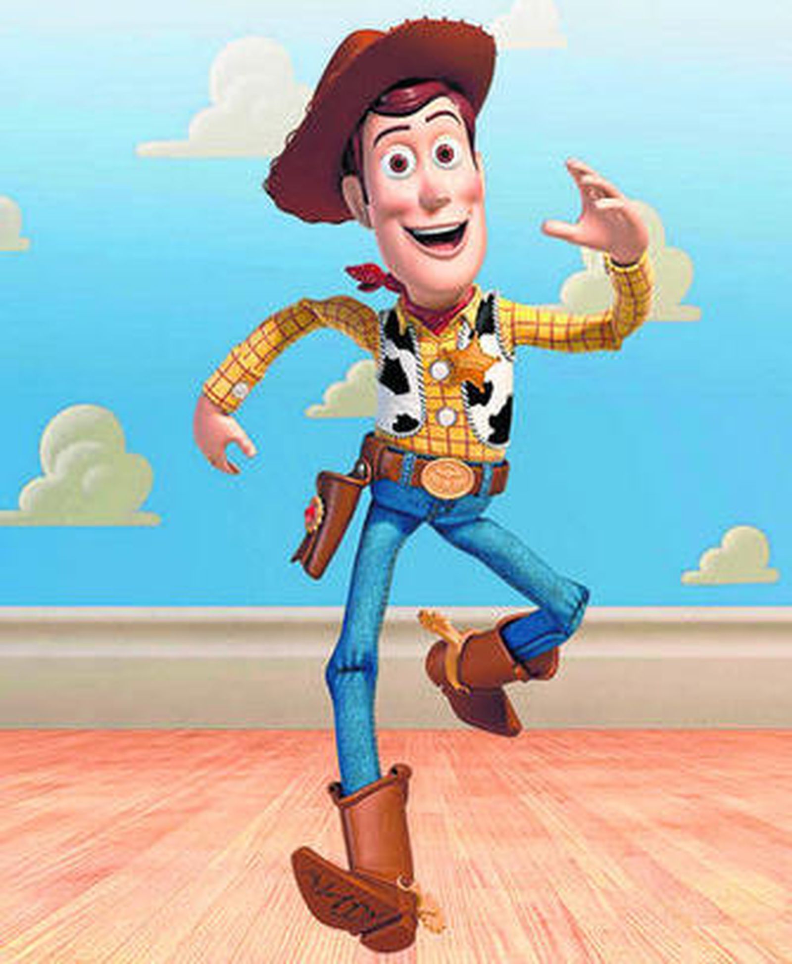 Woody, el vaquero, protagonista de toda la sala de 'Toy Story'.