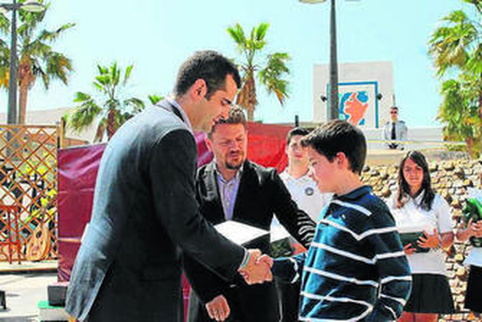 Ramón Fernández-Pacheco durante el Día de la Lectura del año pasado.