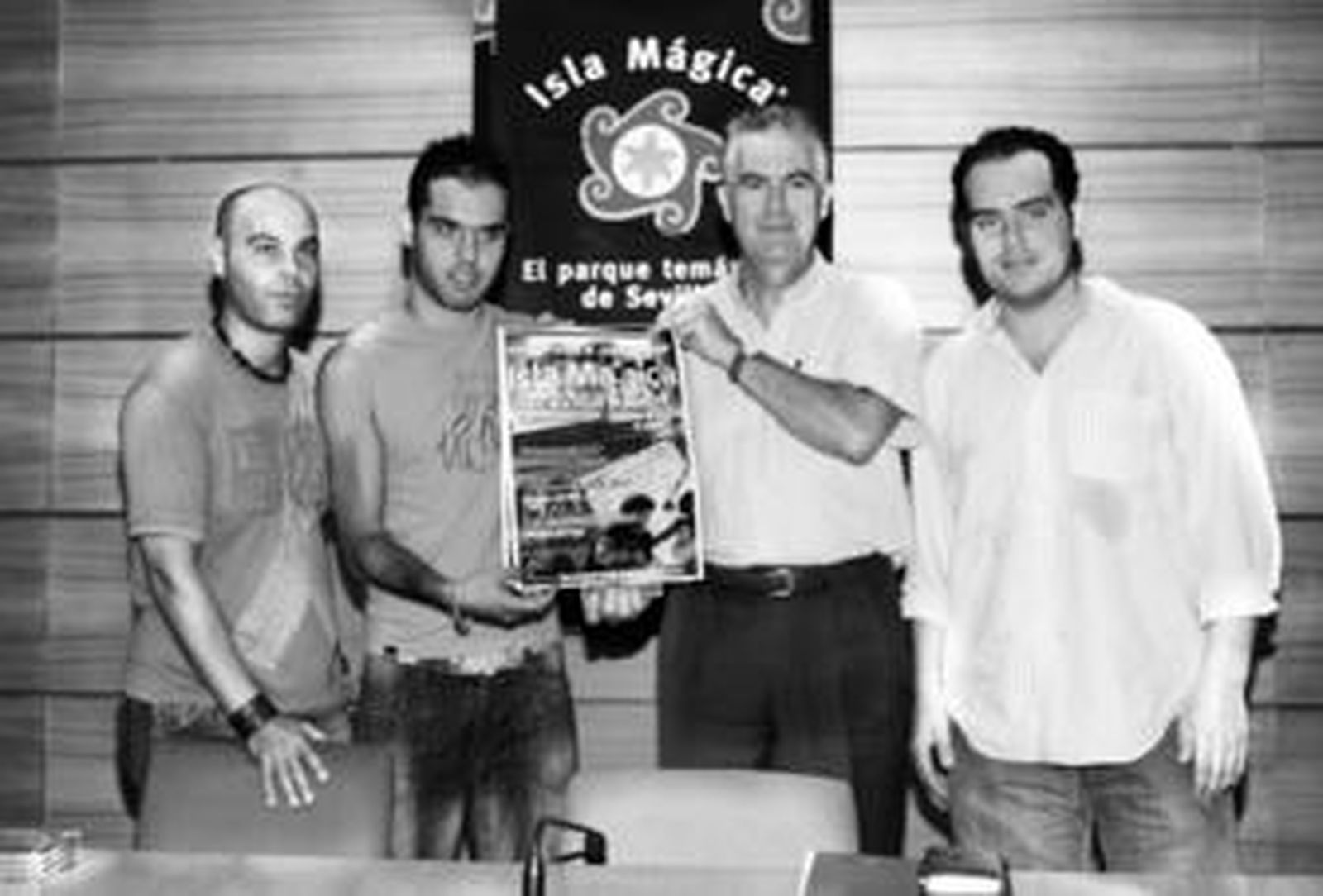 De izquierda a derecha: José Carlos García, Manuel M. Sánchez, Antonio Peláez y Federico Quintero.