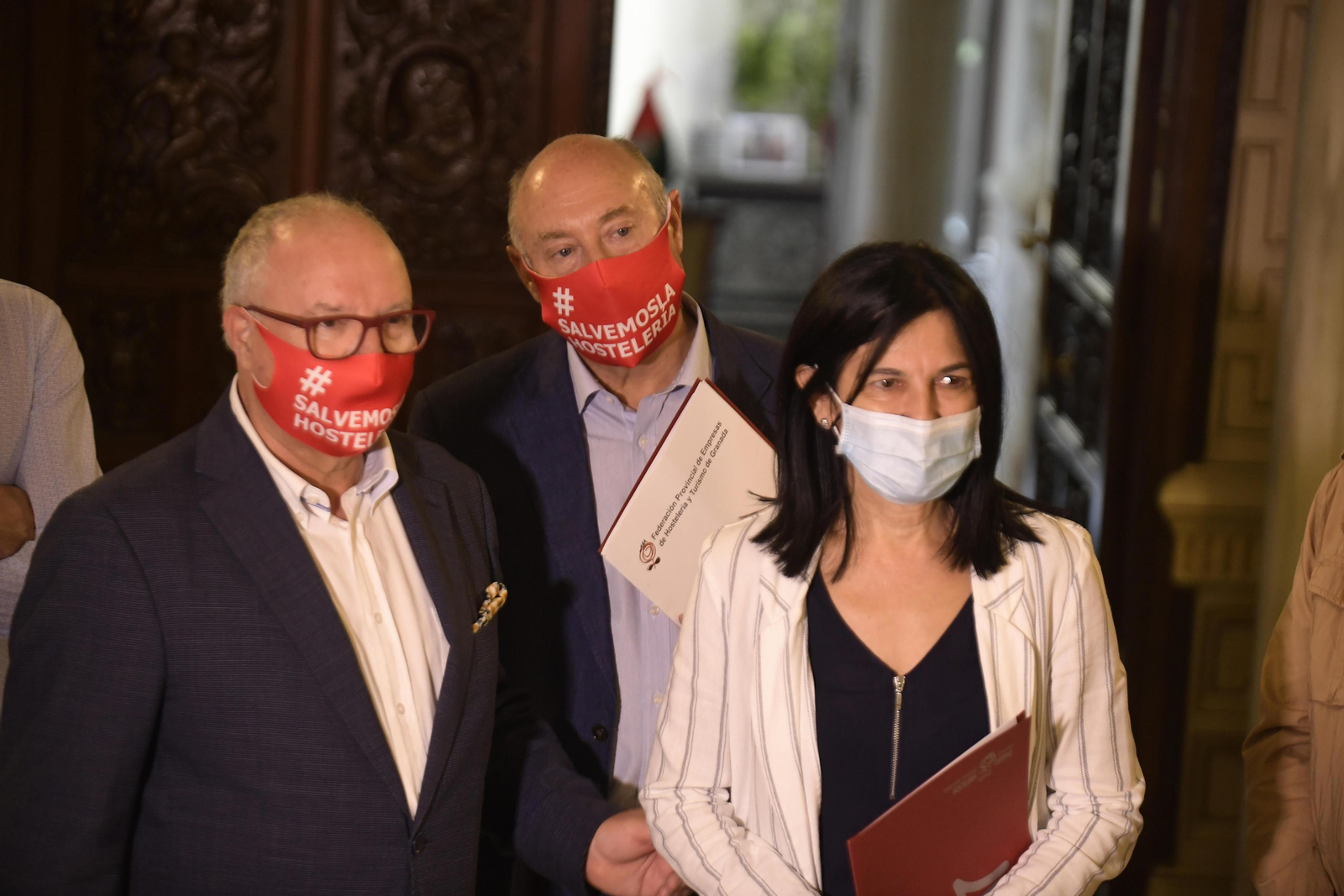 Fotos: El turismo se manifiesta en Granada