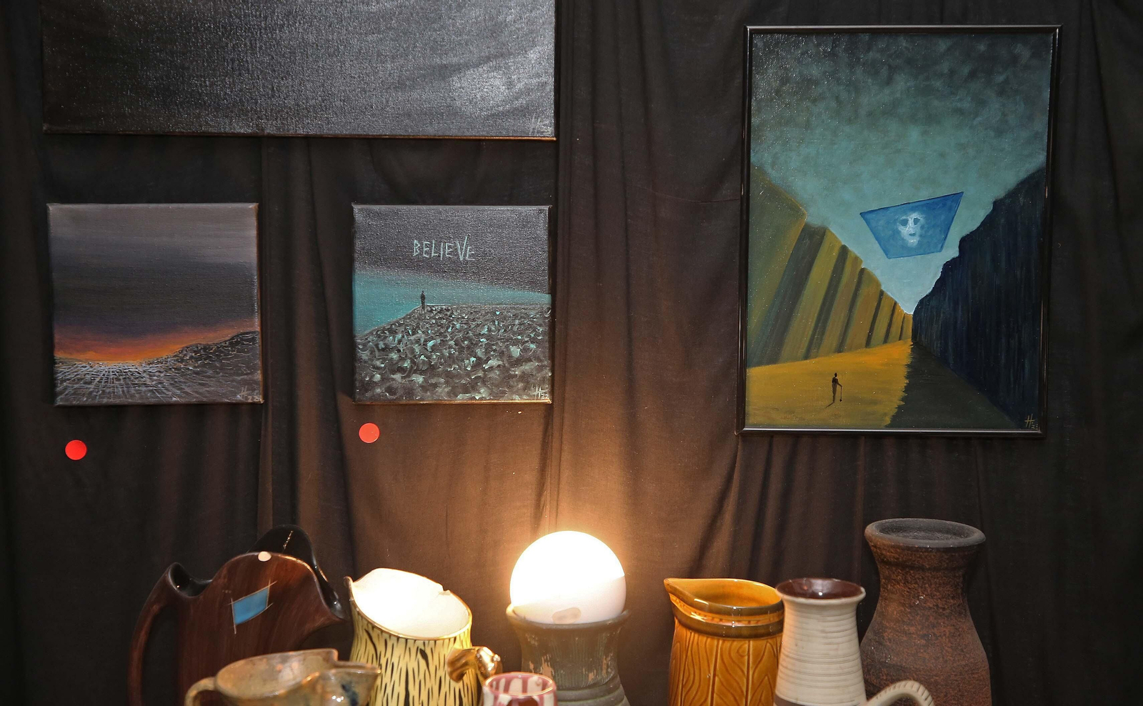 ' Primitivo',  la exposición de Óscar Hidalgo en imágenes