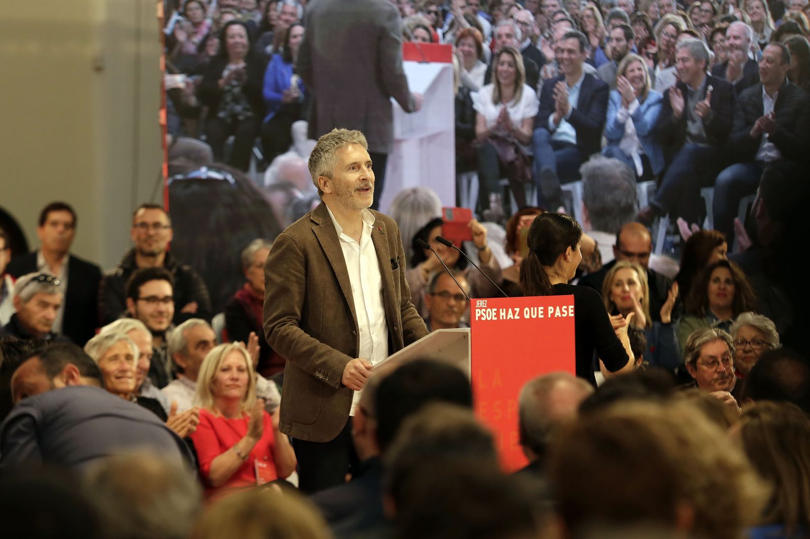 Mitin de Pedro Sánchez en Jerez