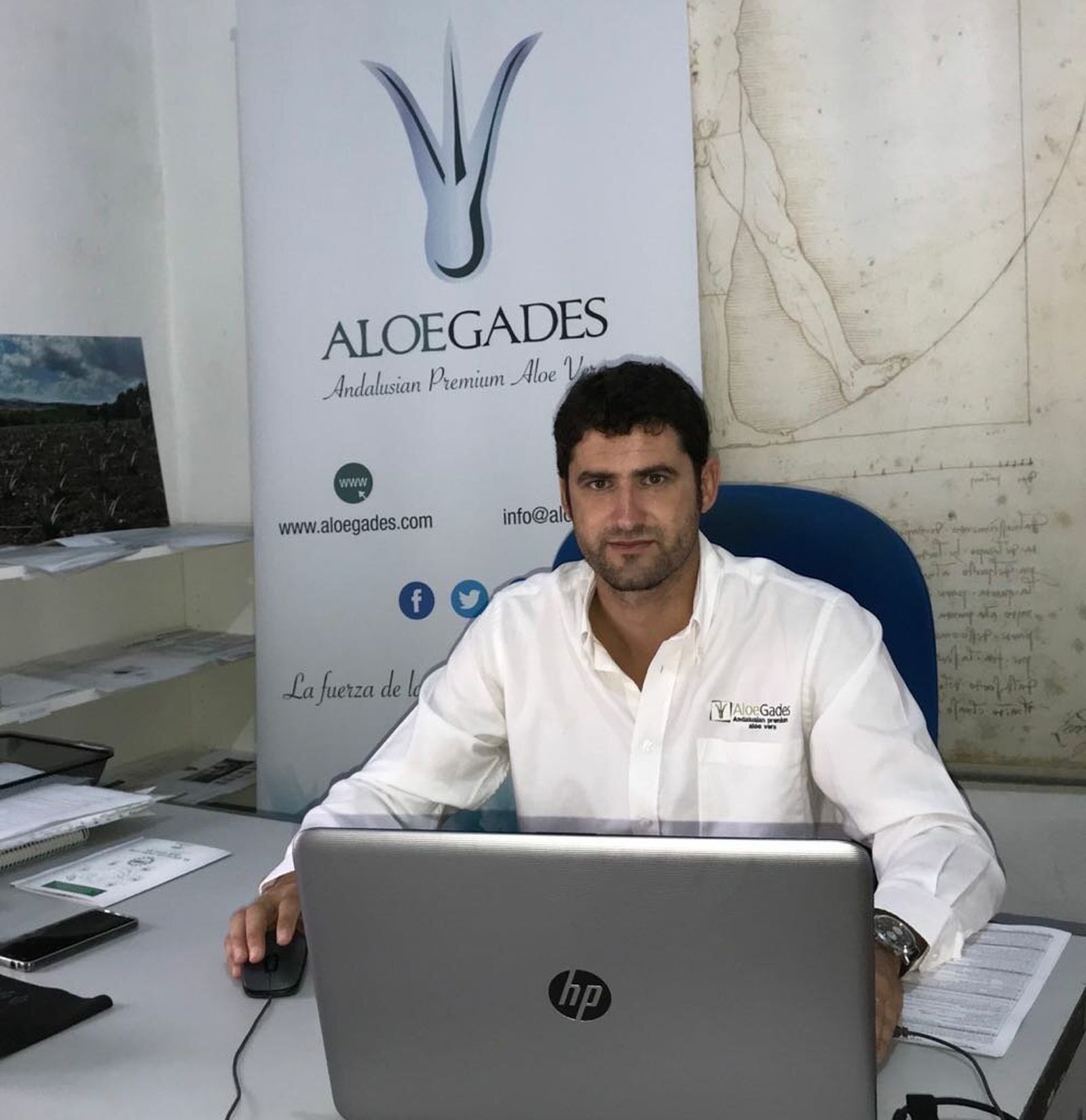 Francisco Castilla apuesta por desarrollar cultivos alternativos para hacer una agricultura respetuosa con el medio.