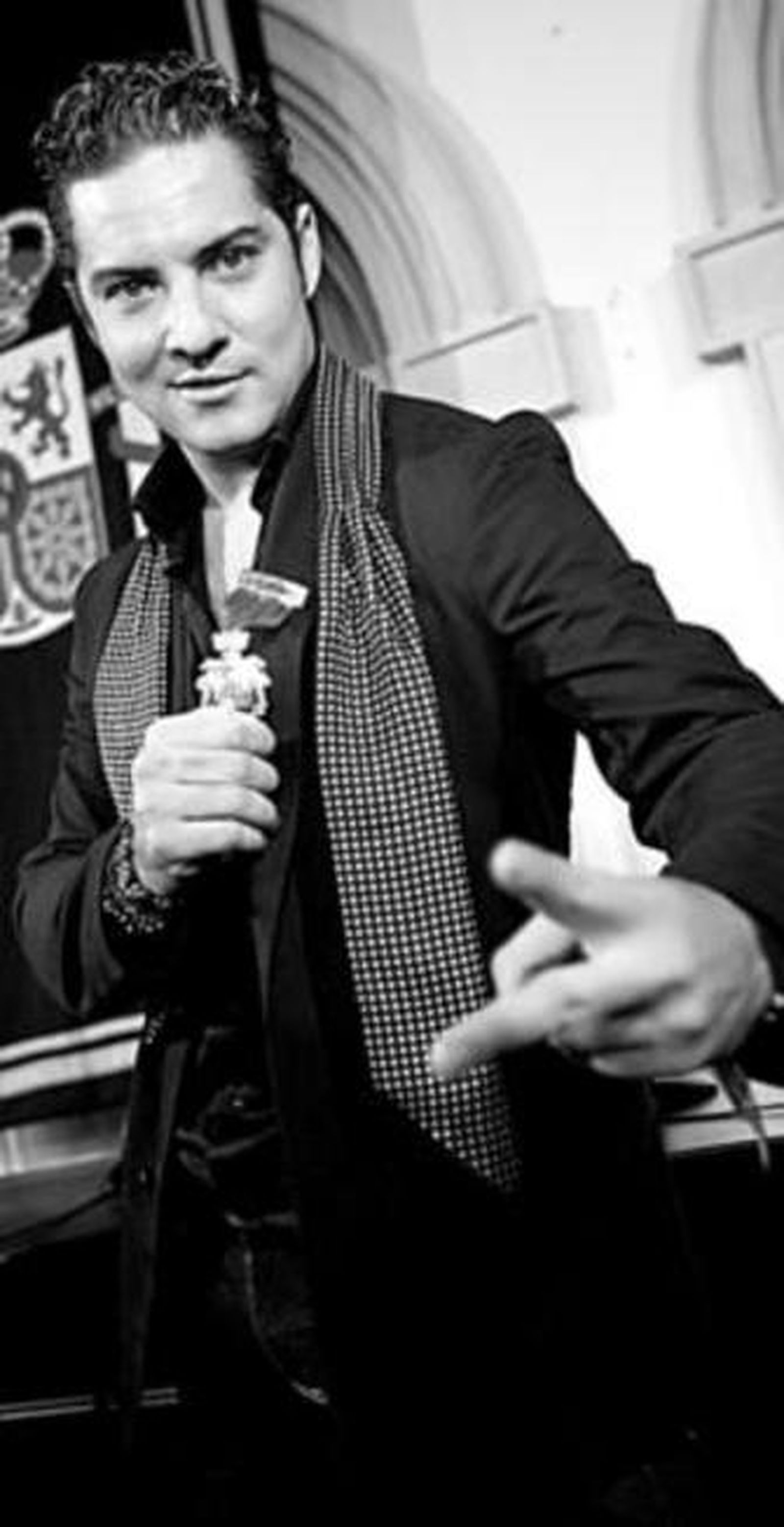 David Bisbal tras recibir la 'Medalla de oro de la provincia'.