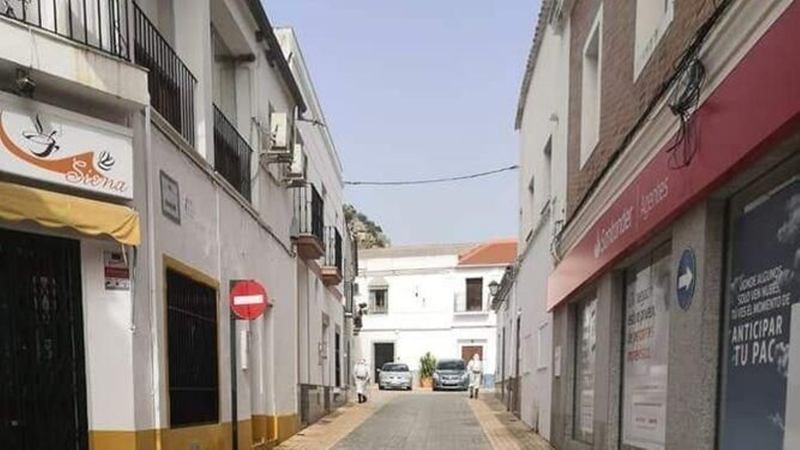 Labores de desinfección en Belmez.