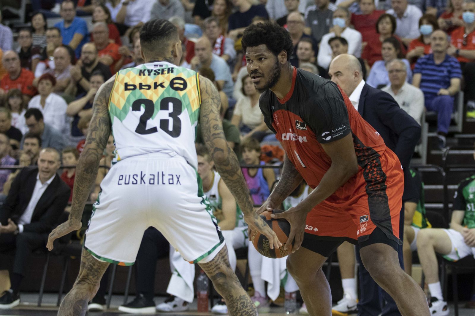 Cristiano Felicio, en el partido ante el Bilbao.