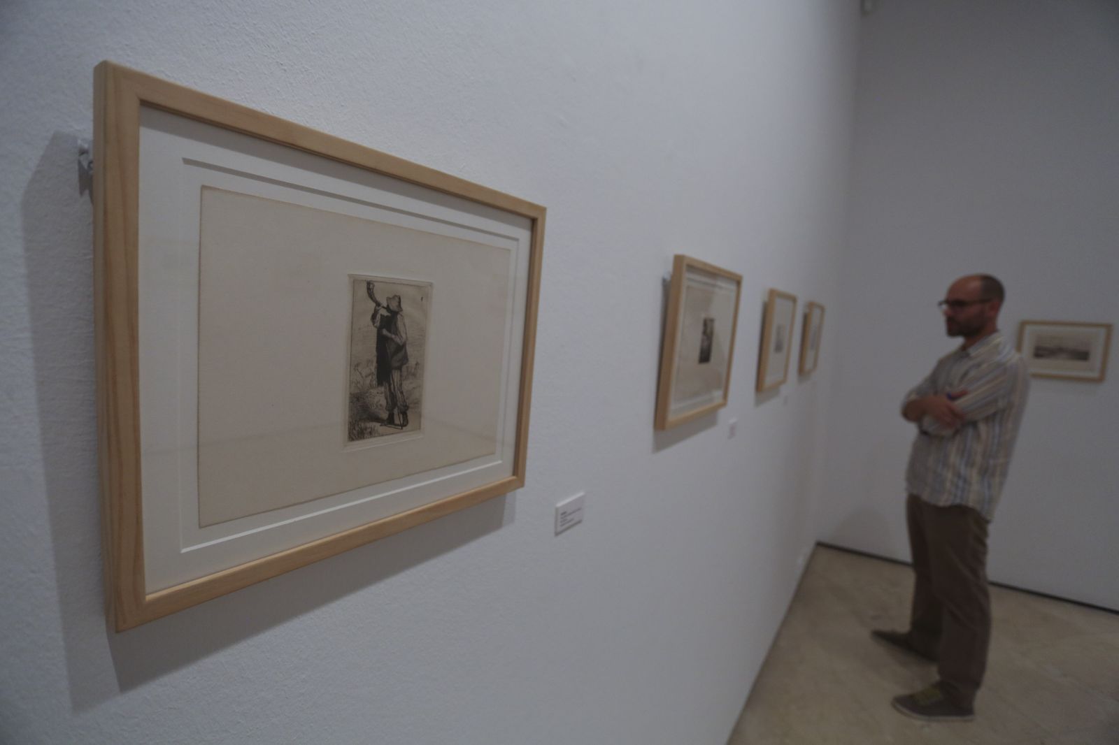 Grabados de Carlos de Haes en la muestra de la Sociedad Económica.