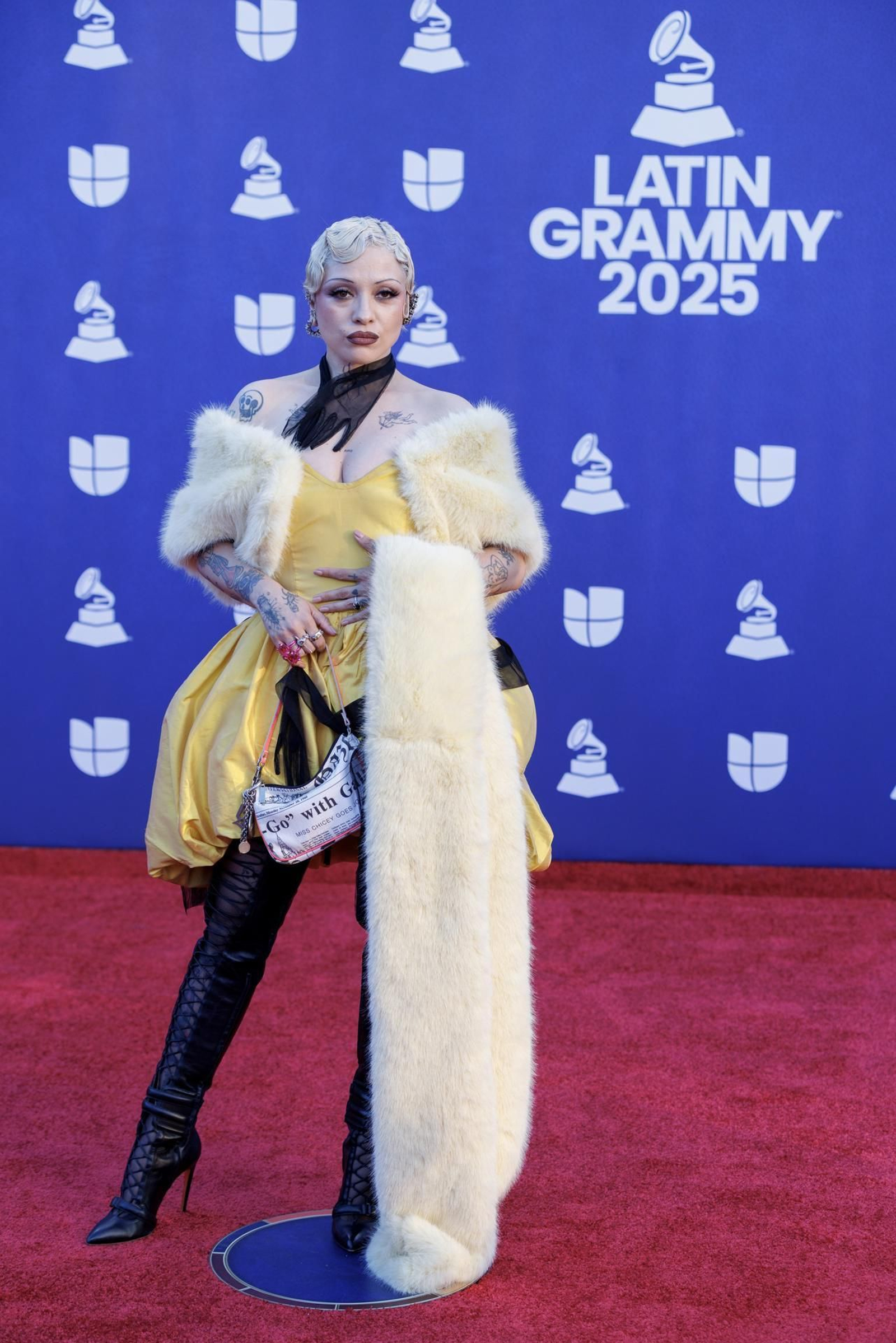 Las fotos de la alfombra roja de los Lantin Grammy 2025