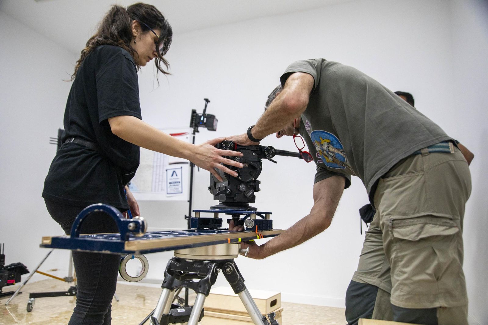 Las imágenes del rodaje del Corto Interferencias en Almería