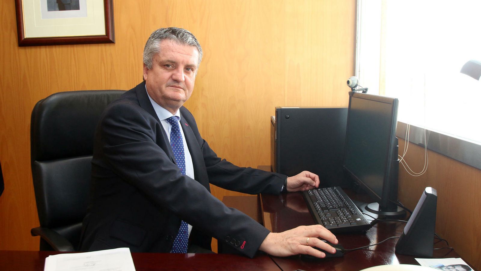 El responsable de sanidad de la provincia en la Delegación de Salud